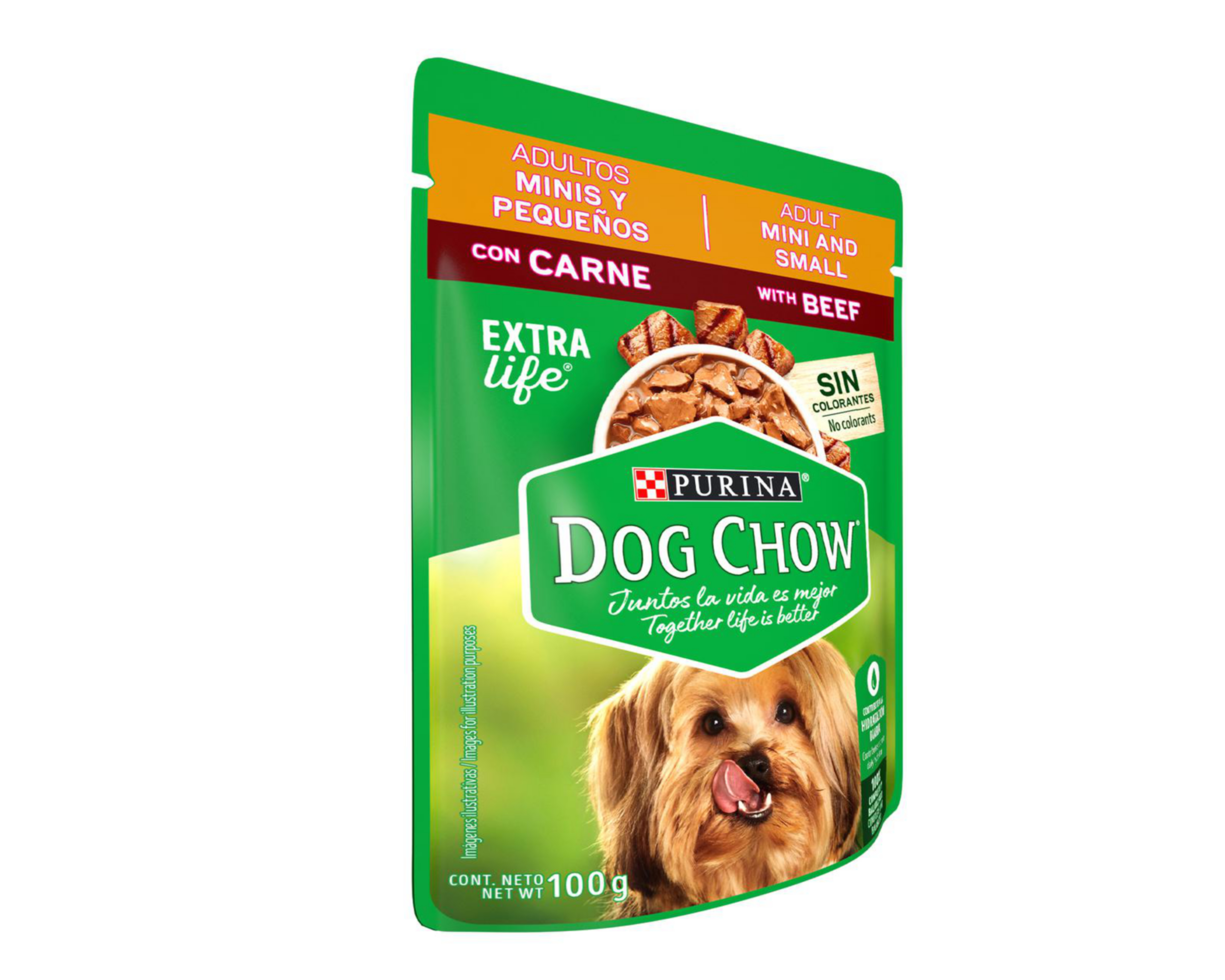 Foto 7 pulgar | Alimento para Perro Purina Dog Chow Adultos Minis y Pequeños 100 g