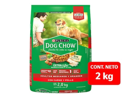 Foto 1 | Alimento para Perro Purina Dog Chow Adulto 2 kg