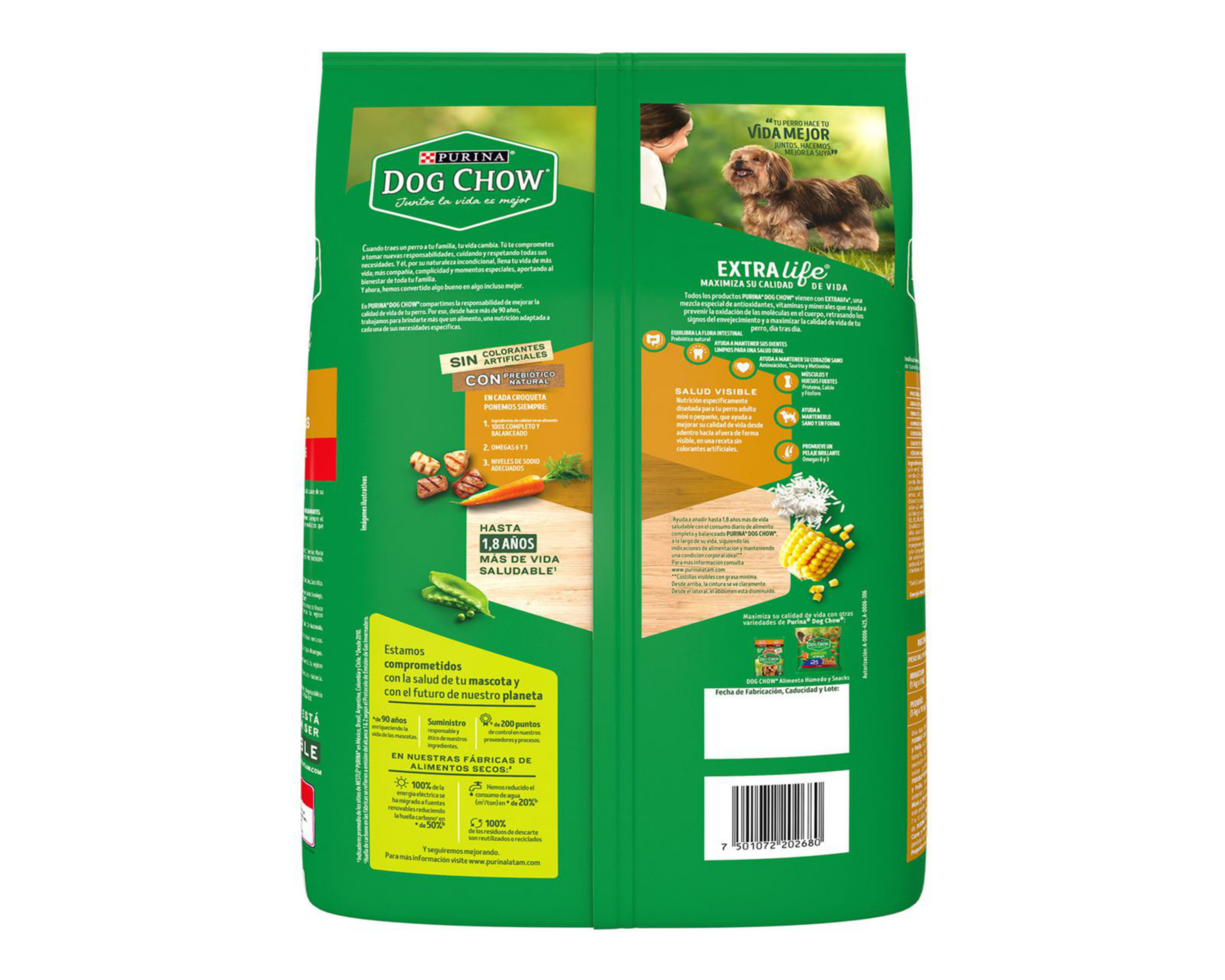 Foto 3 pulgar | Alimento para Perro Purina Dog Chow Adulto 2 kg