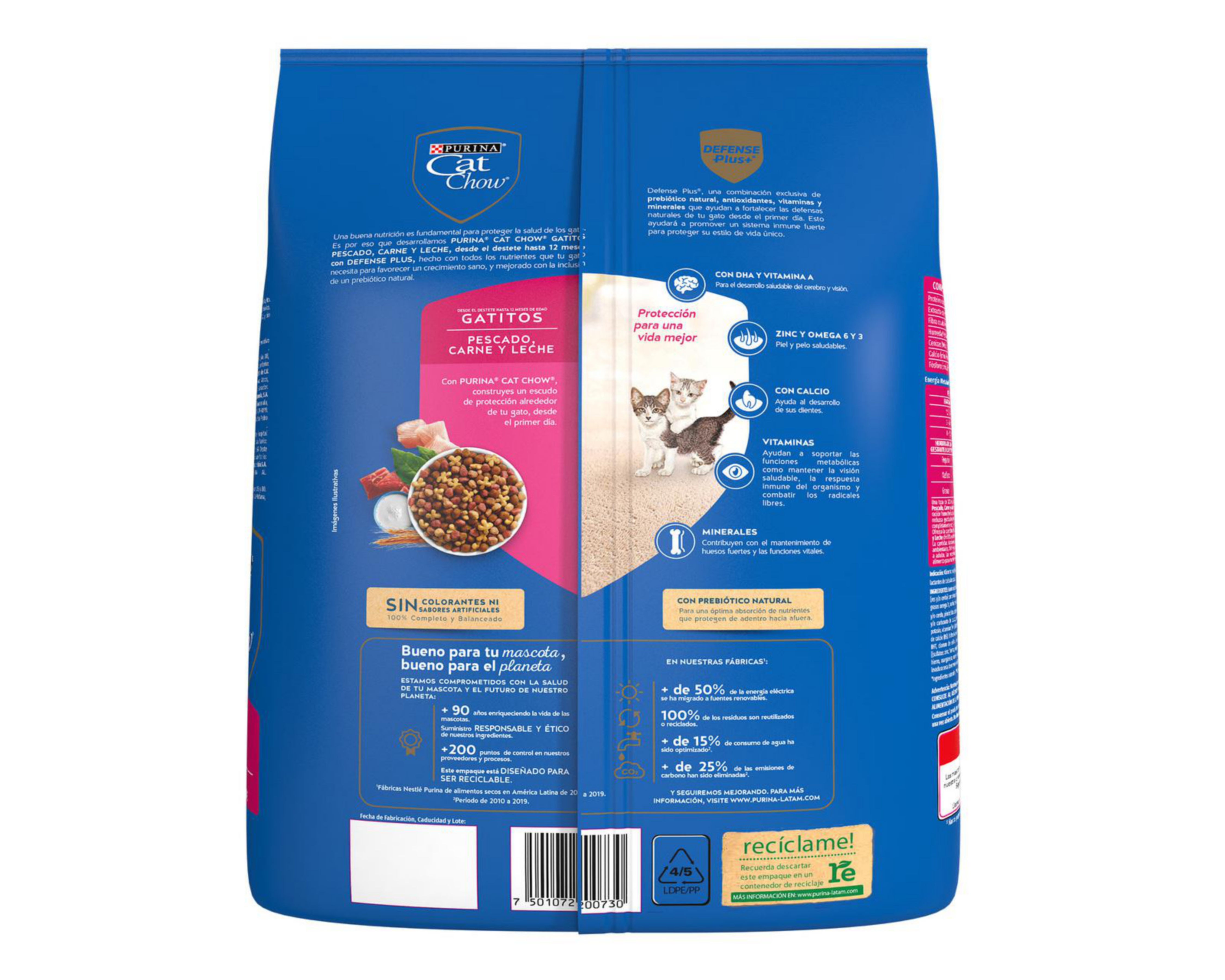 Foto 3 pulgar | Alimento para Gato Purina Cat Chow Gatitos 1.5 kg