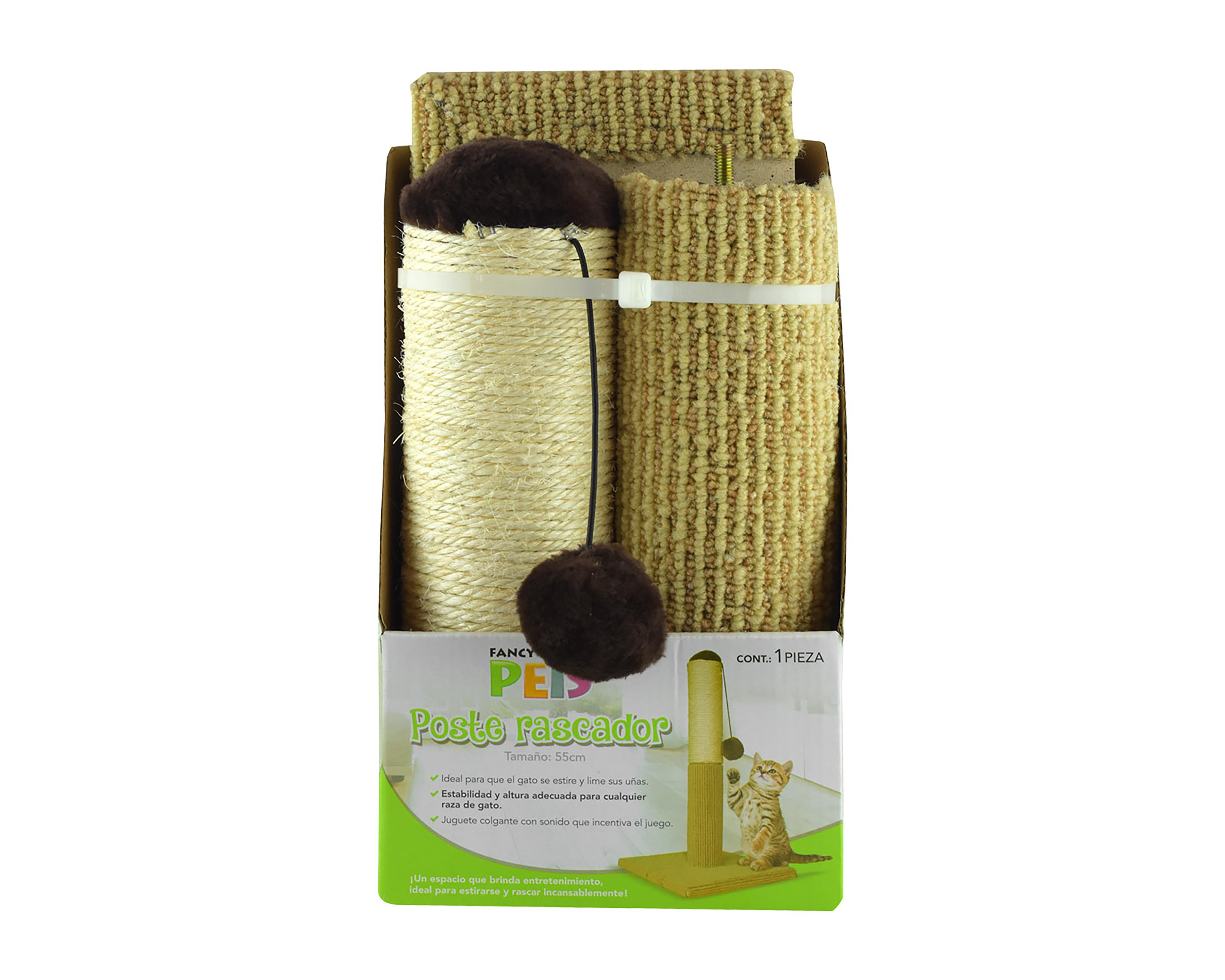 Foto 2 pulgar | Poste Rascador para Gato Fancy Pets 55 cm