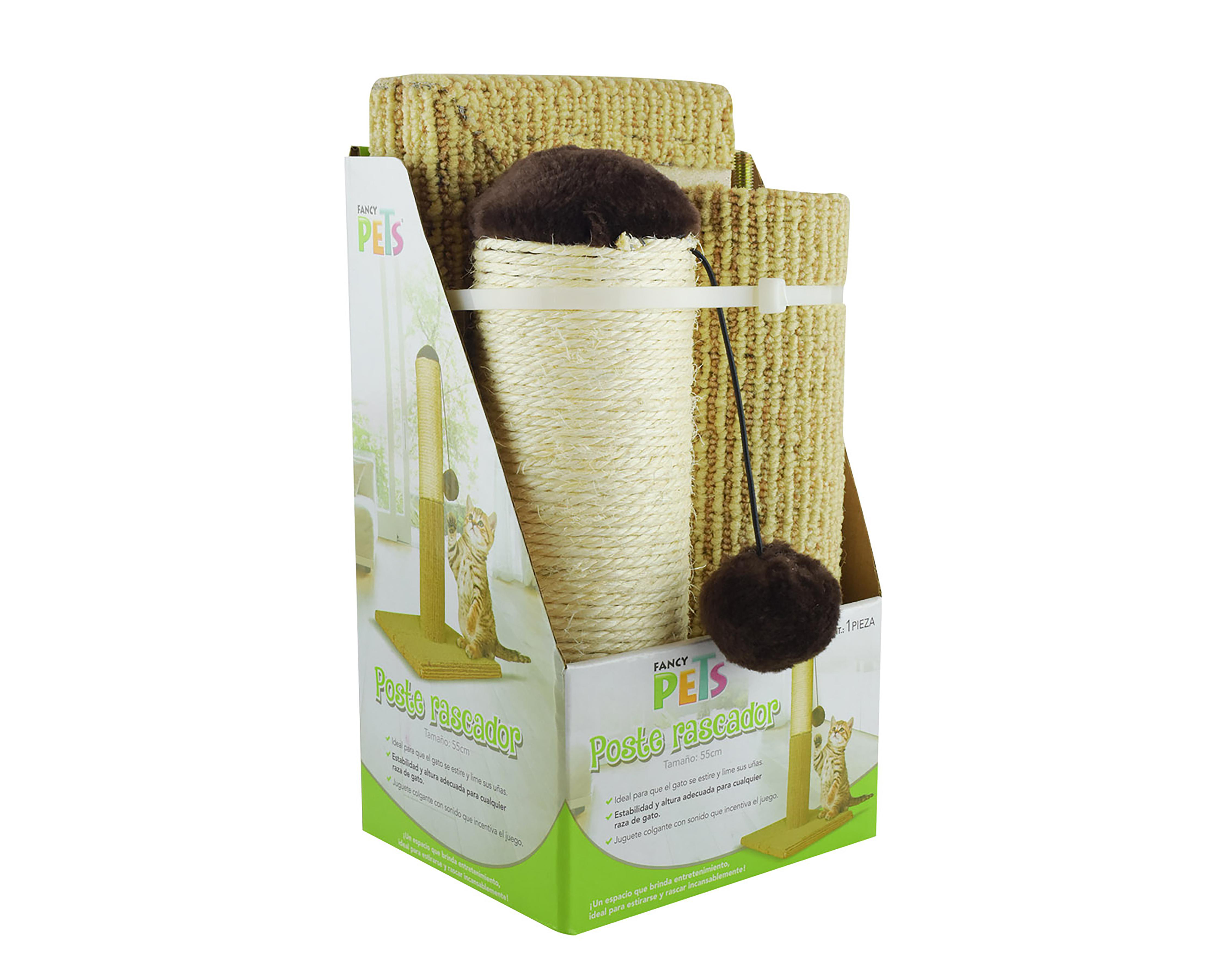 Foto 4 pulgar | Poste Rascador para Gato Fancy Pets 55 cm