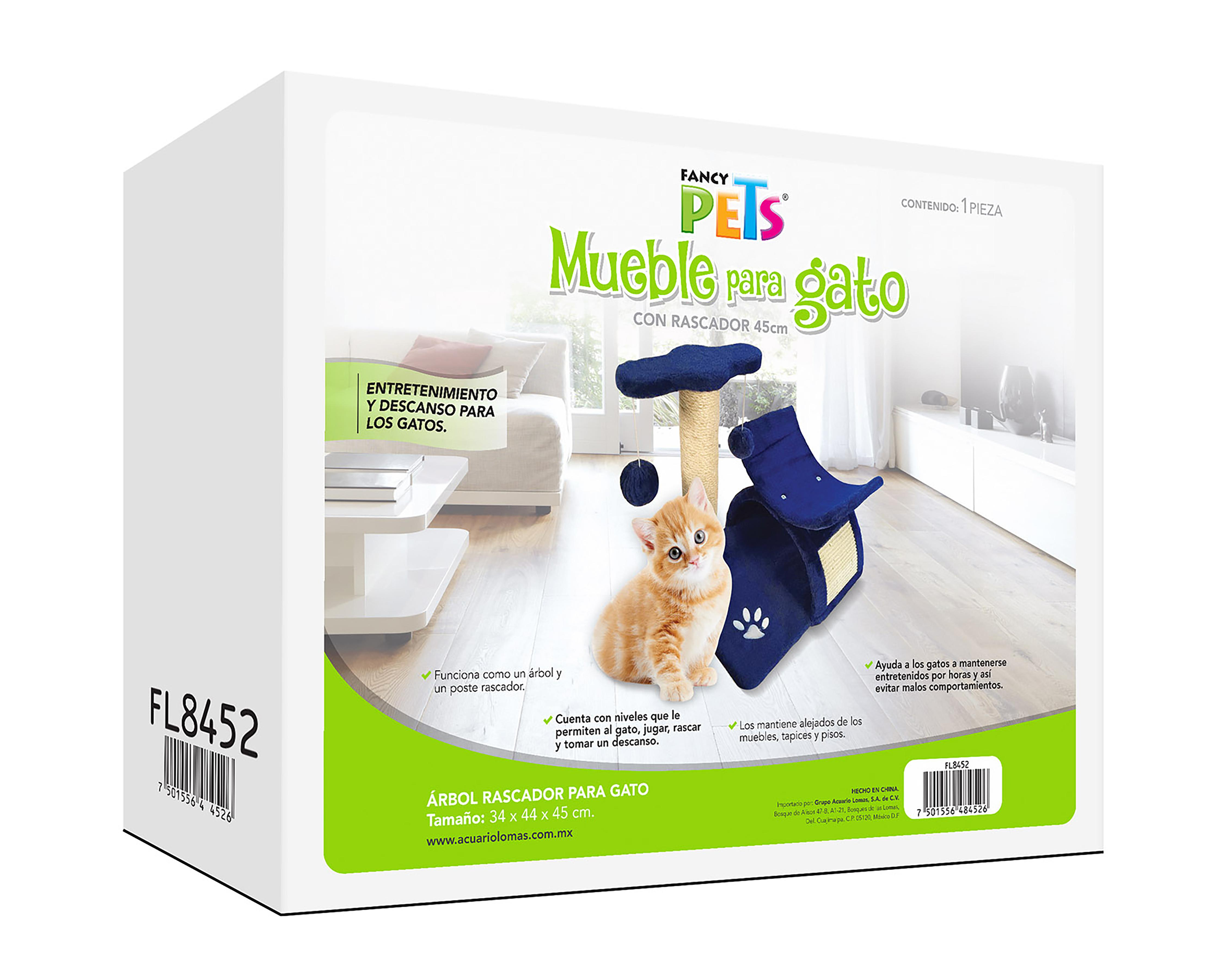 Foto 4 pulgar | Mueble para Gato Fancy Pets con Rascador