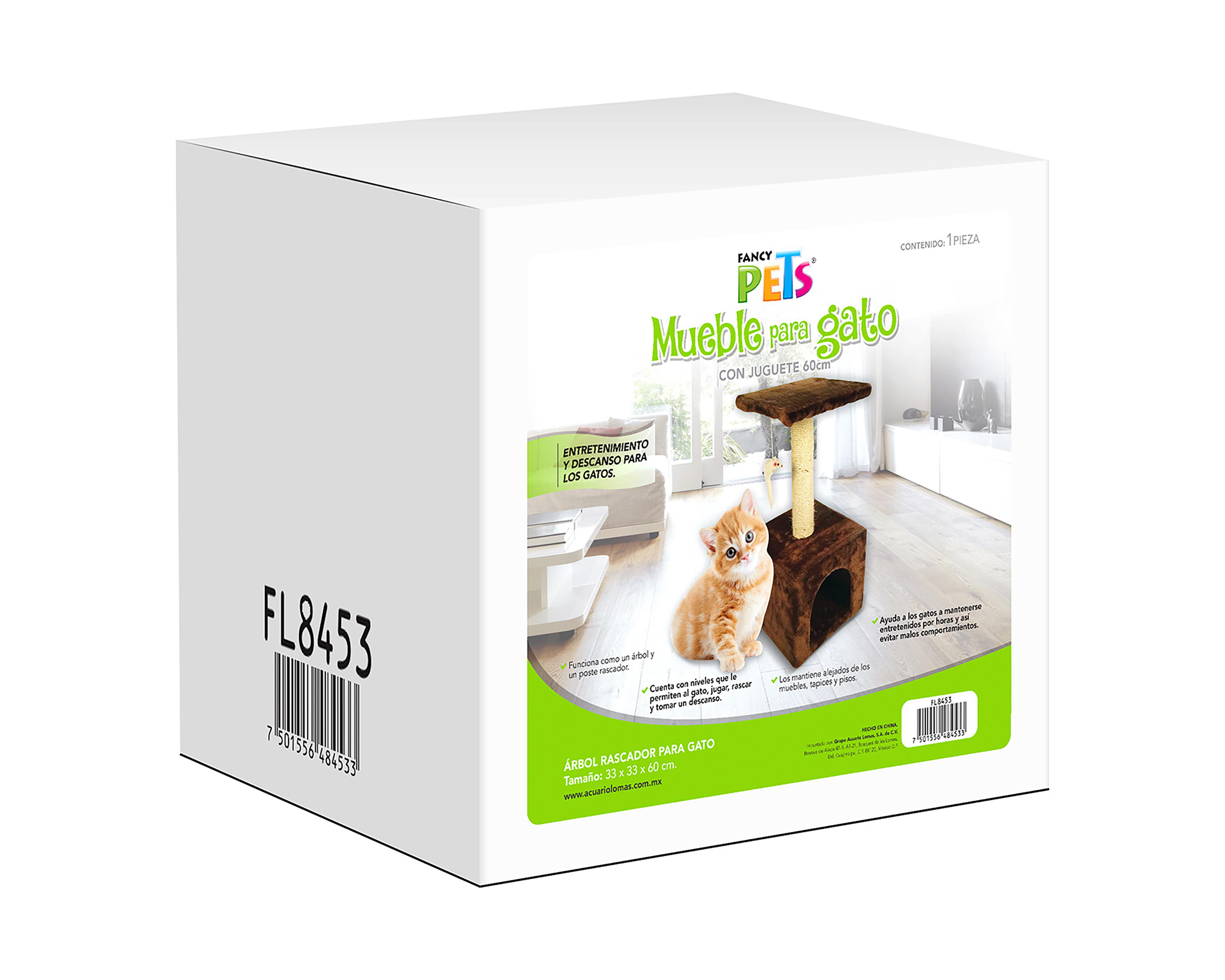 Foto 4 pulgar | Mueble para Gato Fancy Pets con Rascador