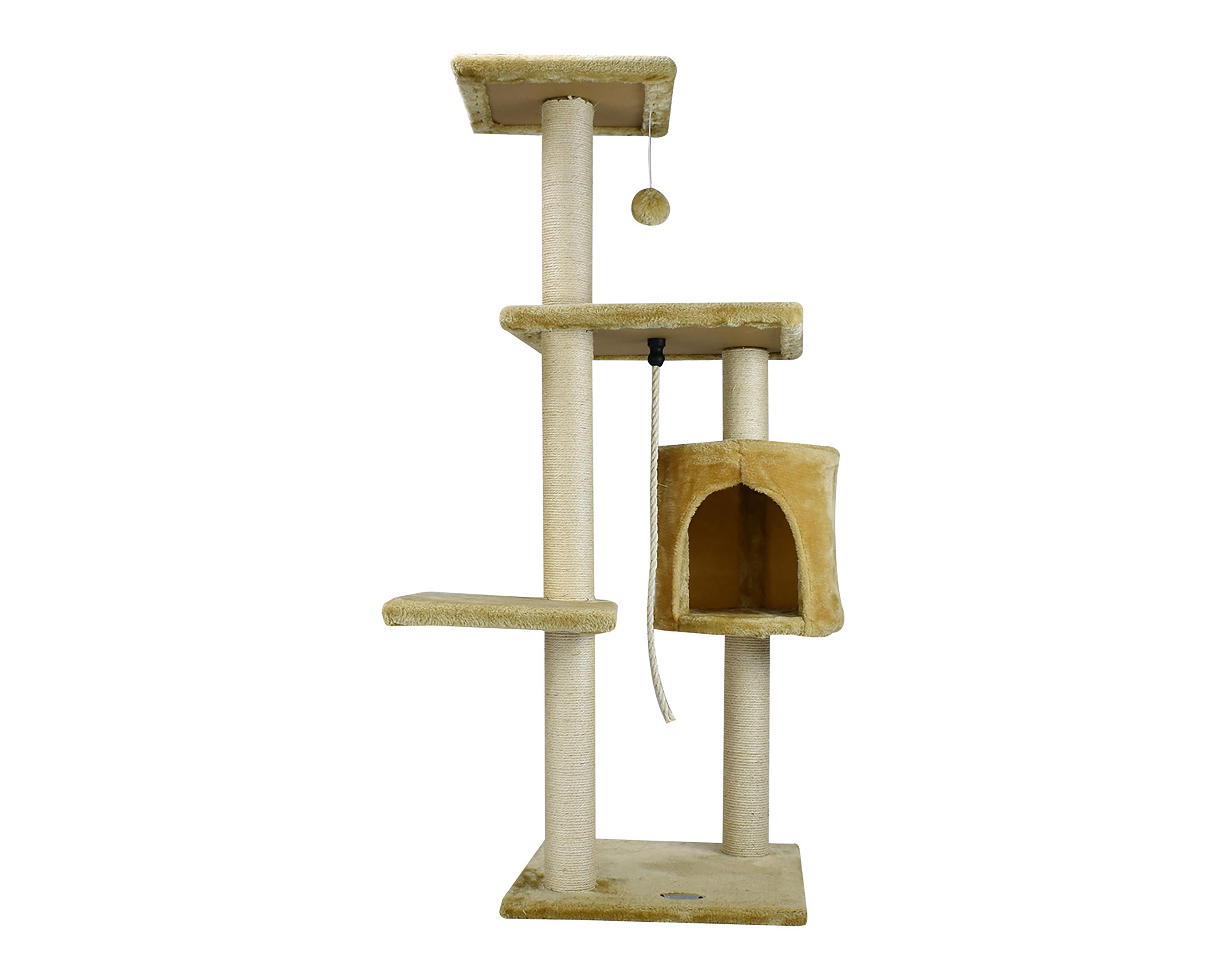 Foto 2 pulgar | Árbol Rascador para Gato Fancy Pets Argos con Casa