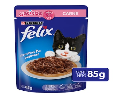 Foto 1 | Alimento para Gato Purina Felix Cachorro 85 g