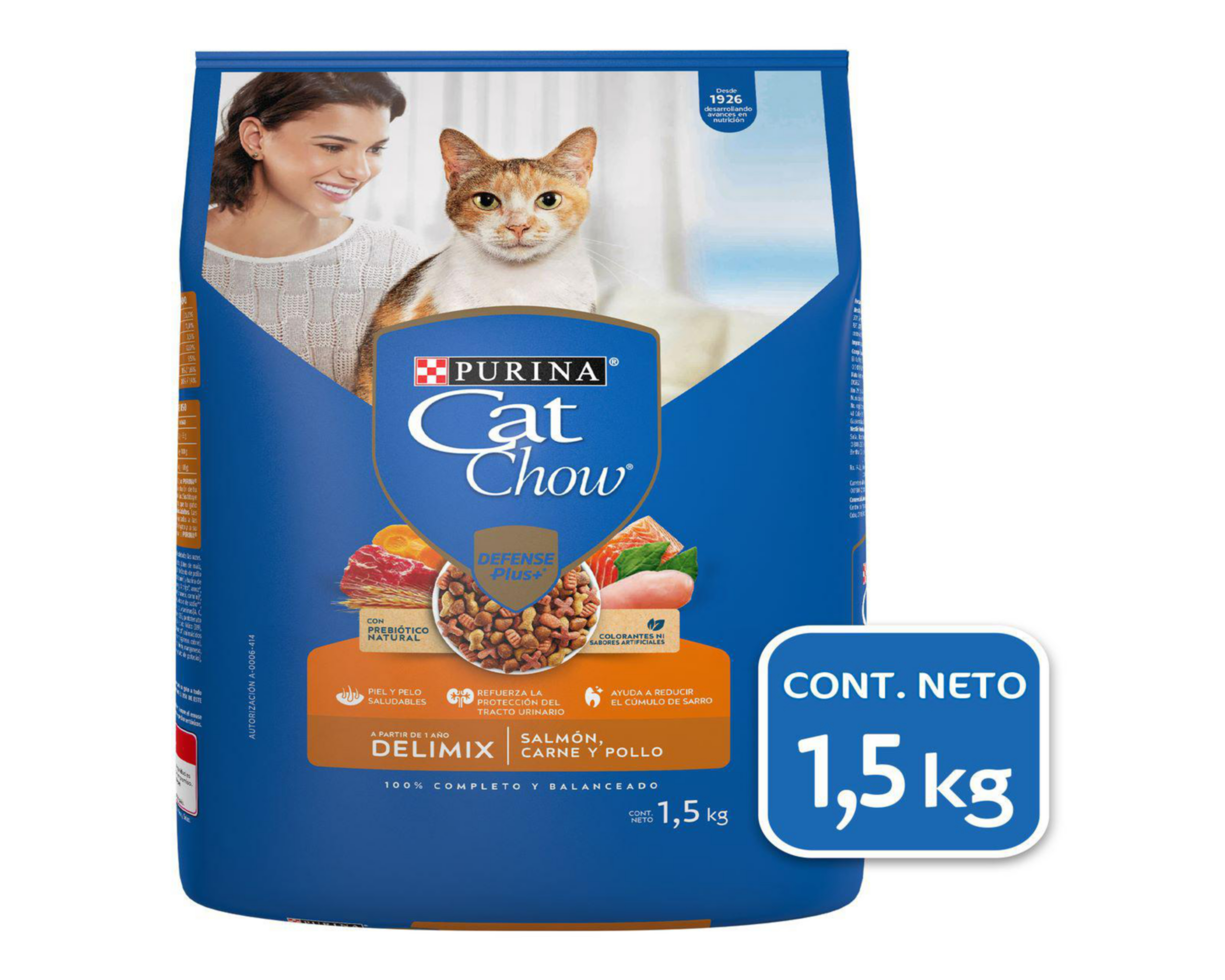 Alimento para Gato Purina Cat Show Raza Mediana 1.5 kg $159