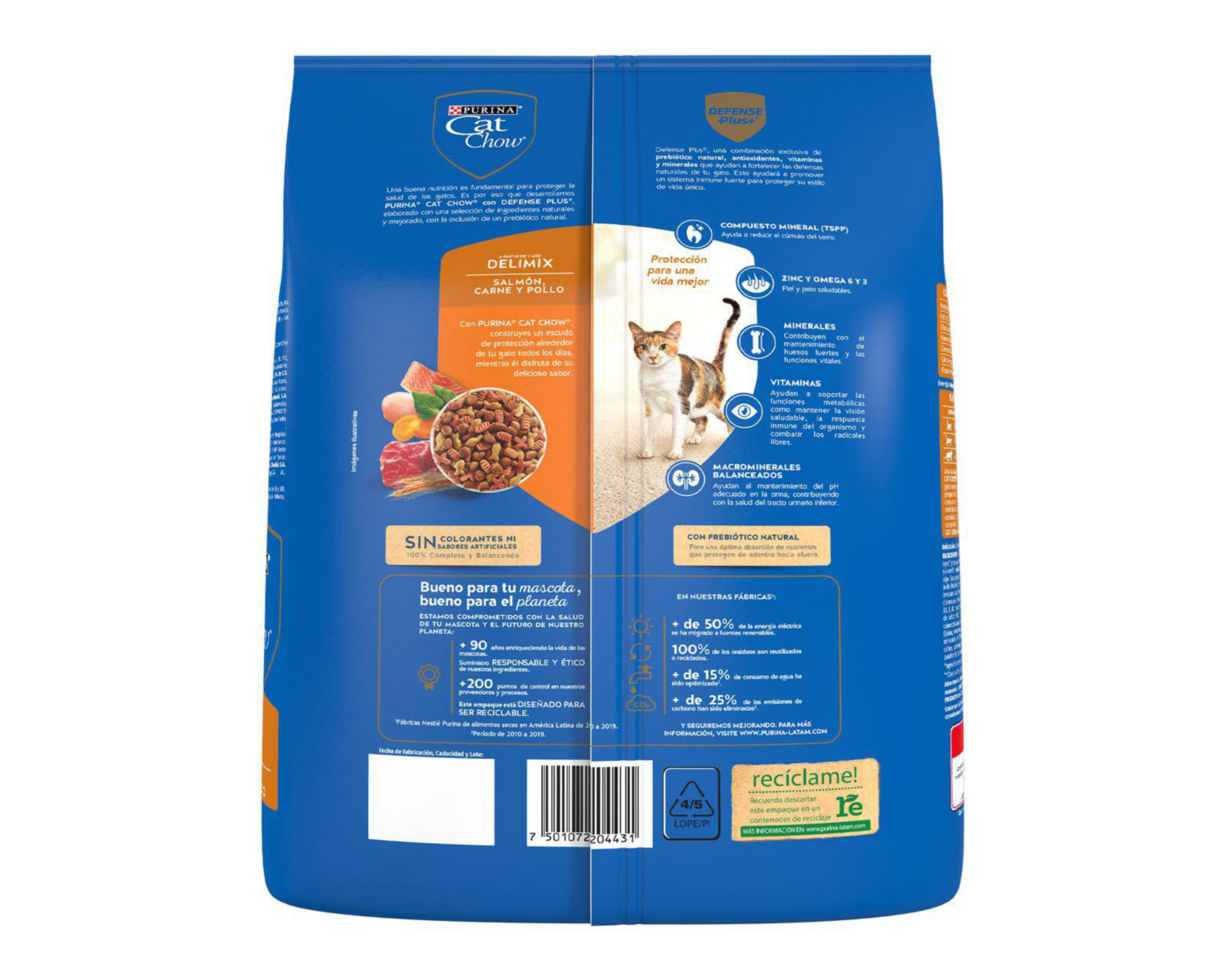 Foto 3 pulgar | Alimento para Gato Purina Cat Show Raza Mediana 1.5 kg