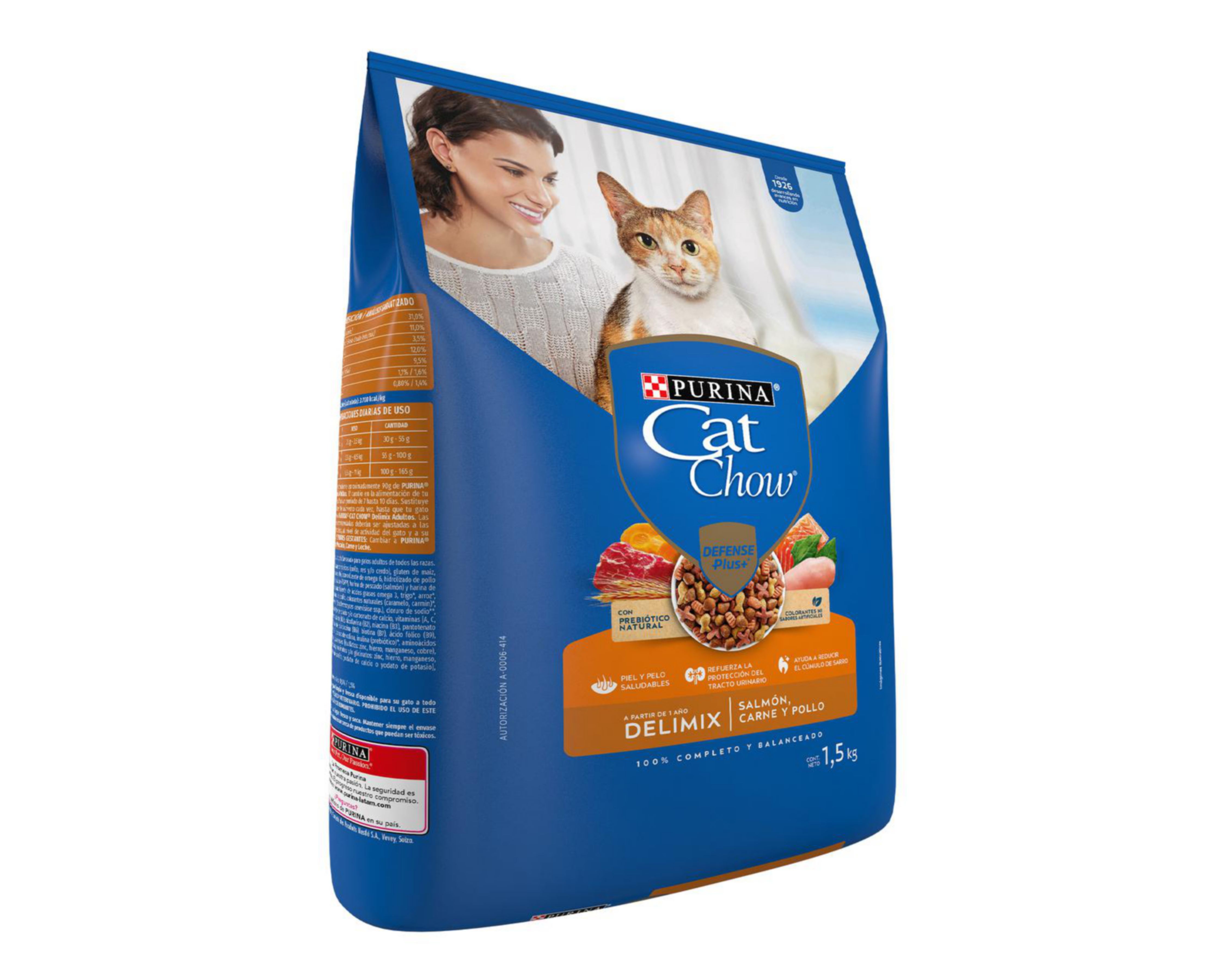 Foto 9 | Alimento para Gato Purina Cat Show Raza Mediana 1.5 kg