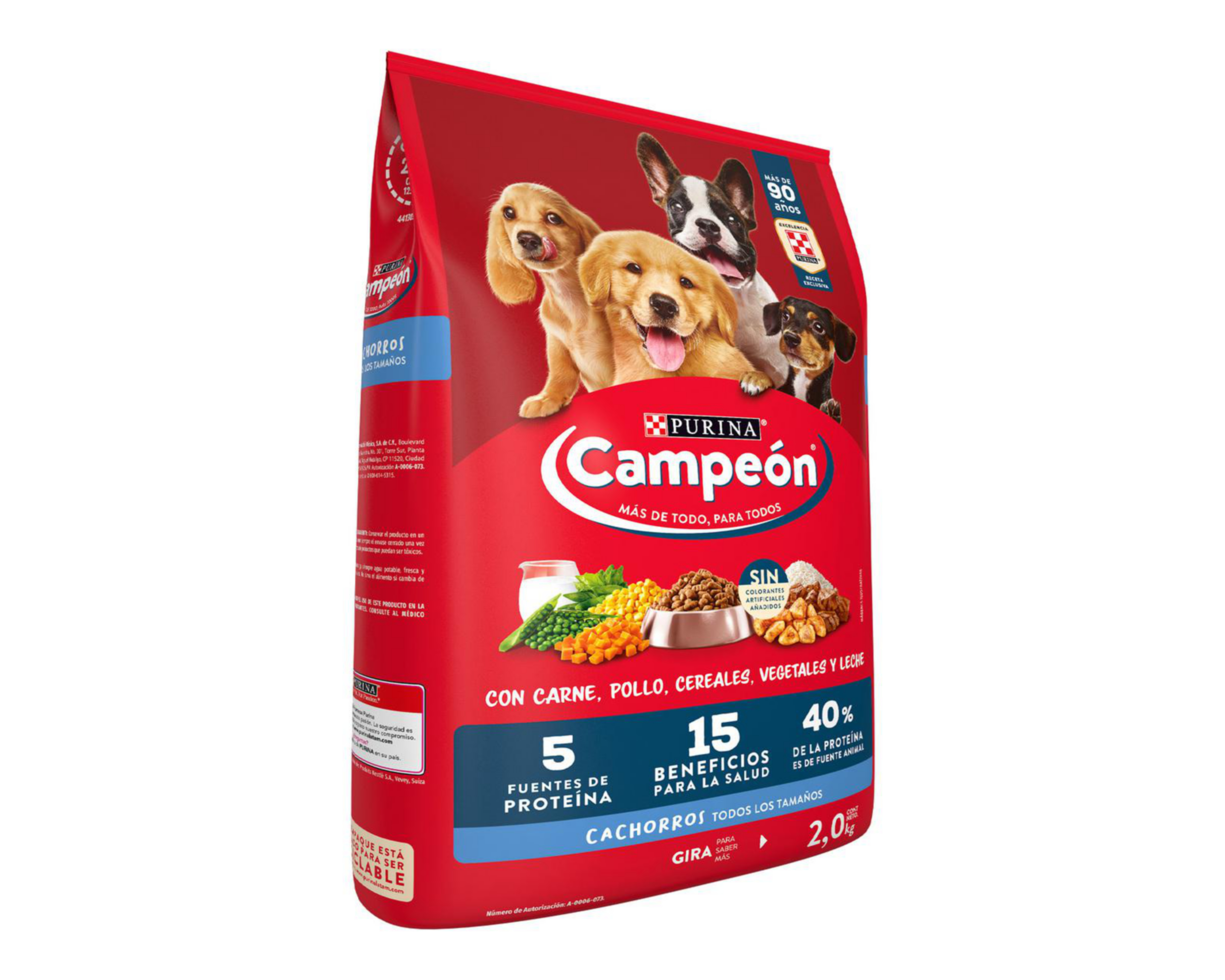 Foto 10 pulgar | Alimento para Perro Purina Campeón Cachorro 2 kg