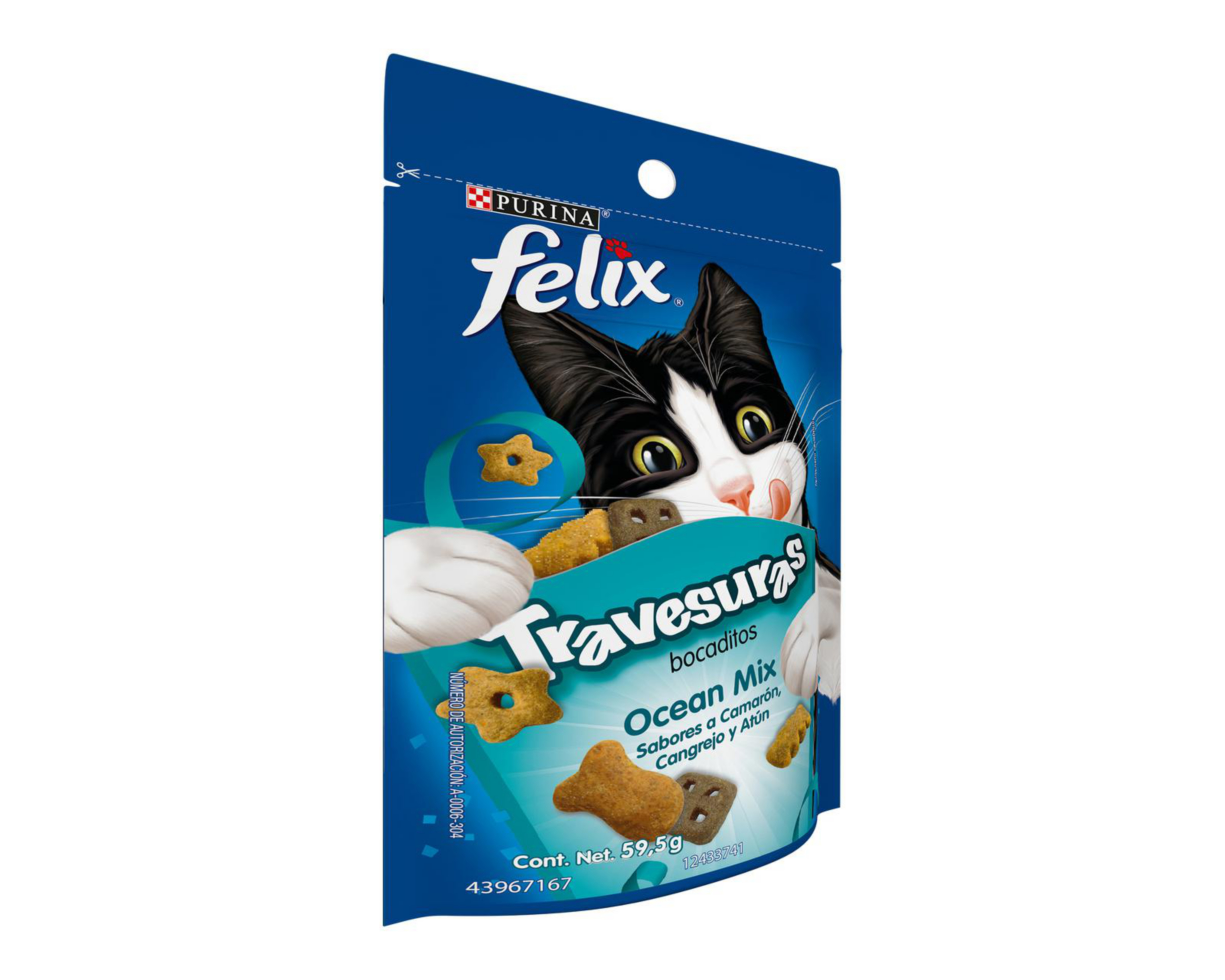 Foto 7 pulgar | Snack para Gato Purina Felix Travesuras 59.5 g