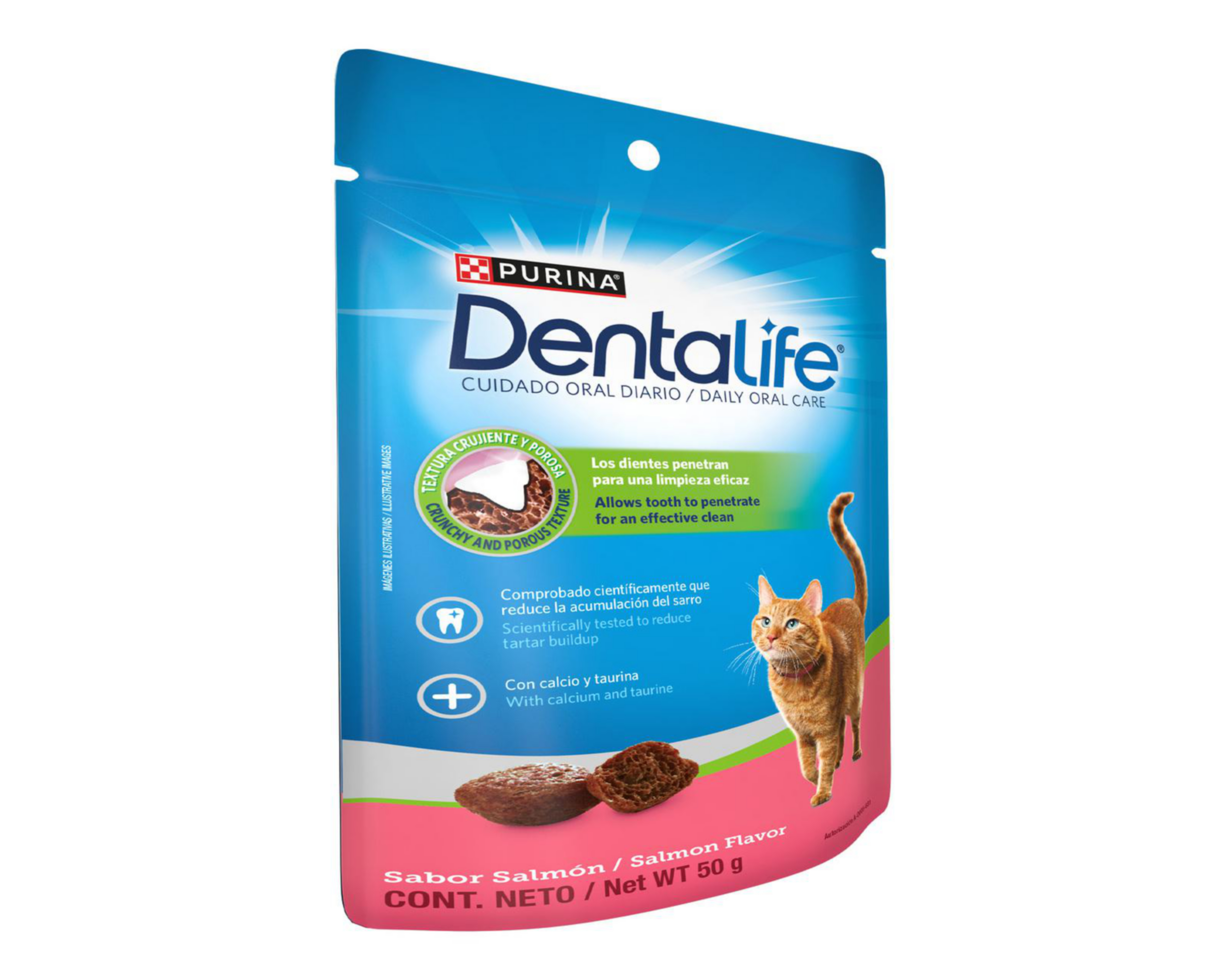 Foto 7 pulgar | Snack para Gato Purina Dentalife Cuidado Oral Diario 50 g