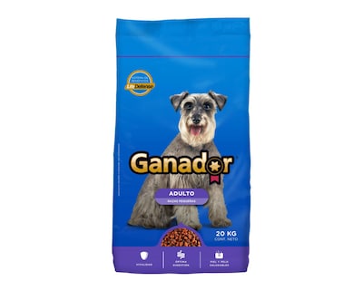 Foto 1 | Alimento para Perro Ganador Adulto Razas Pequeñas 20 kg