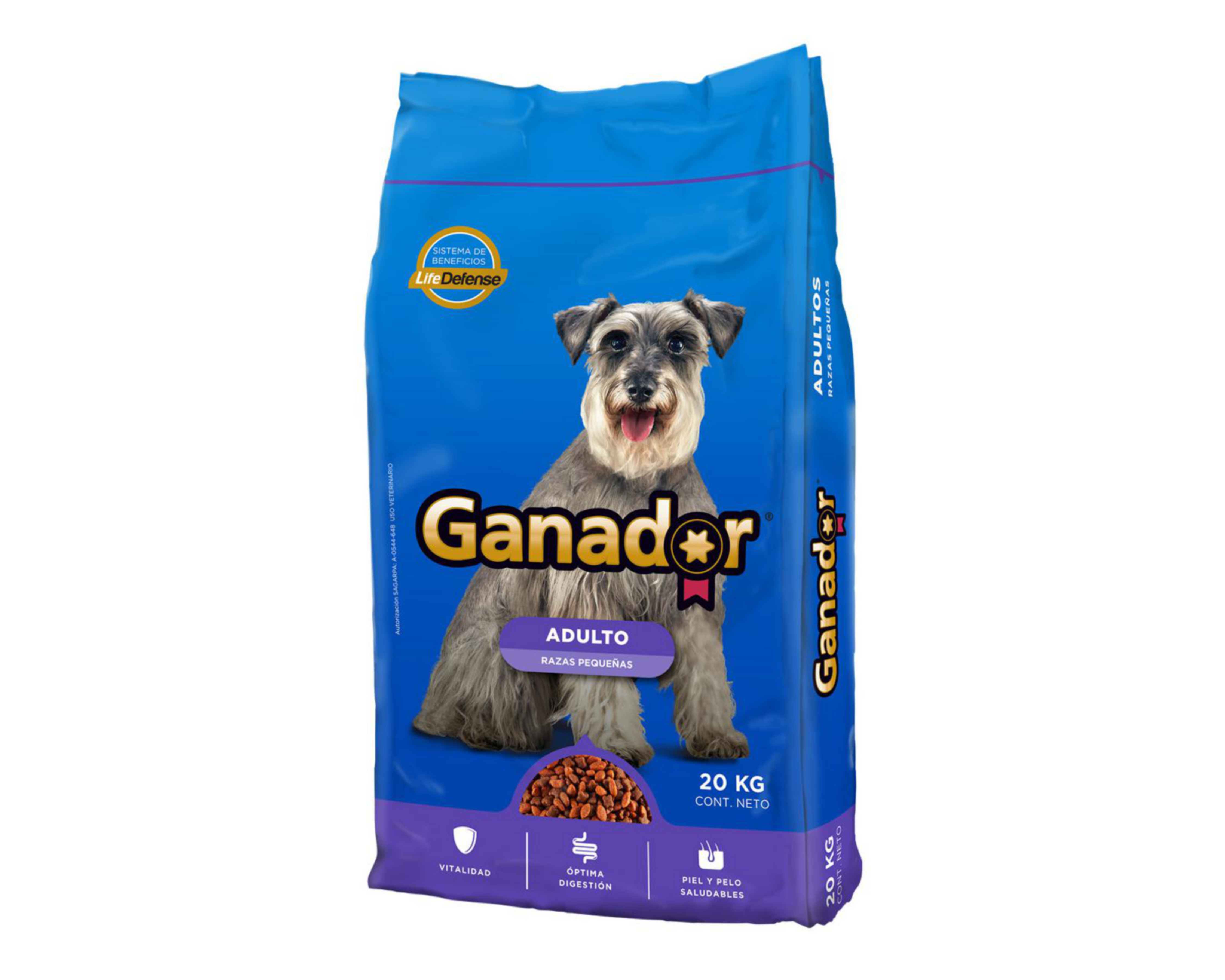 Foto 4 pulgar | Alimento para Perro Ganador Adulto Razas Pequeñas 20 kg