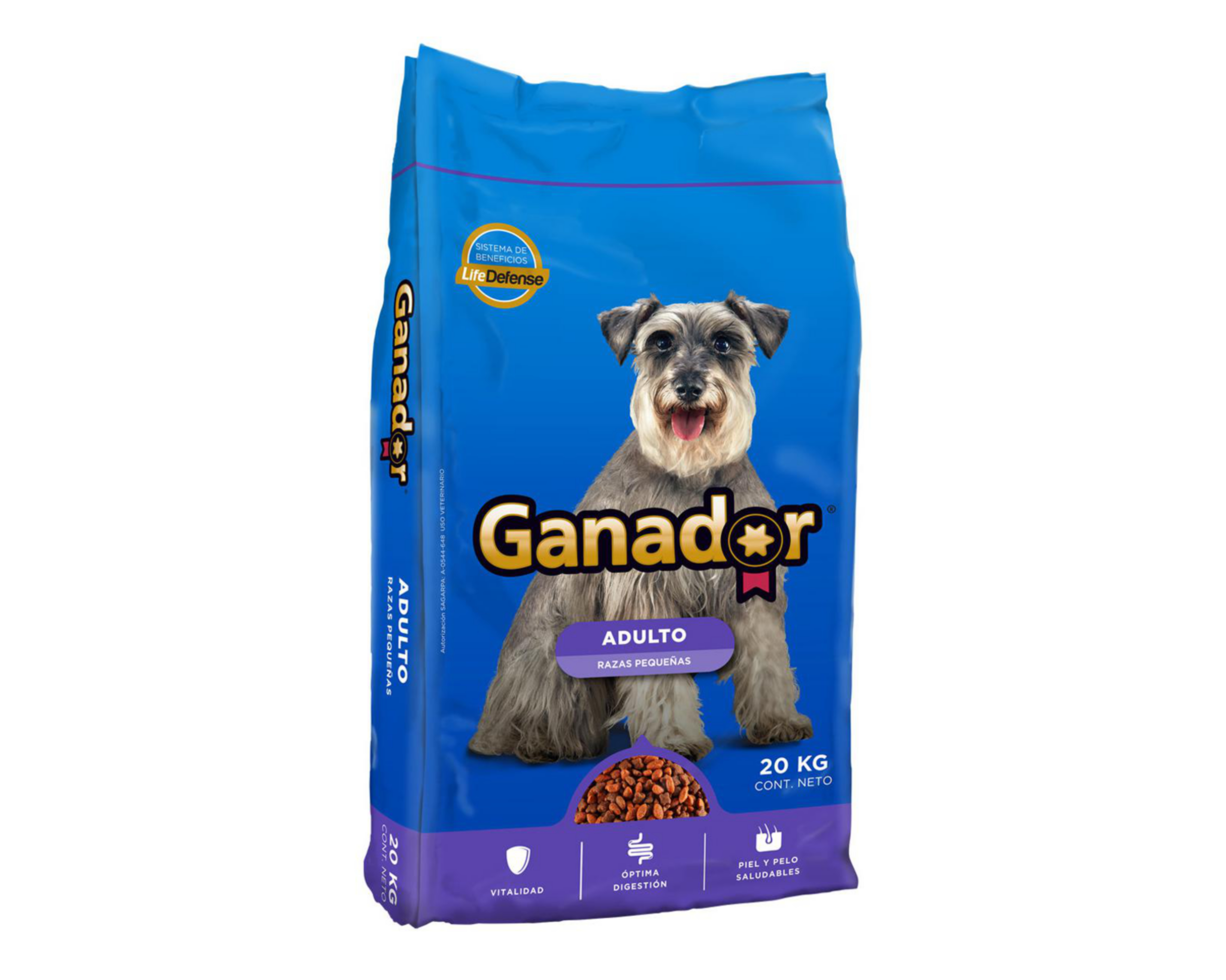 Foto 5 pulgar | Alimento para Perro Ganador Adulto Razas Pequeñas 20 kg