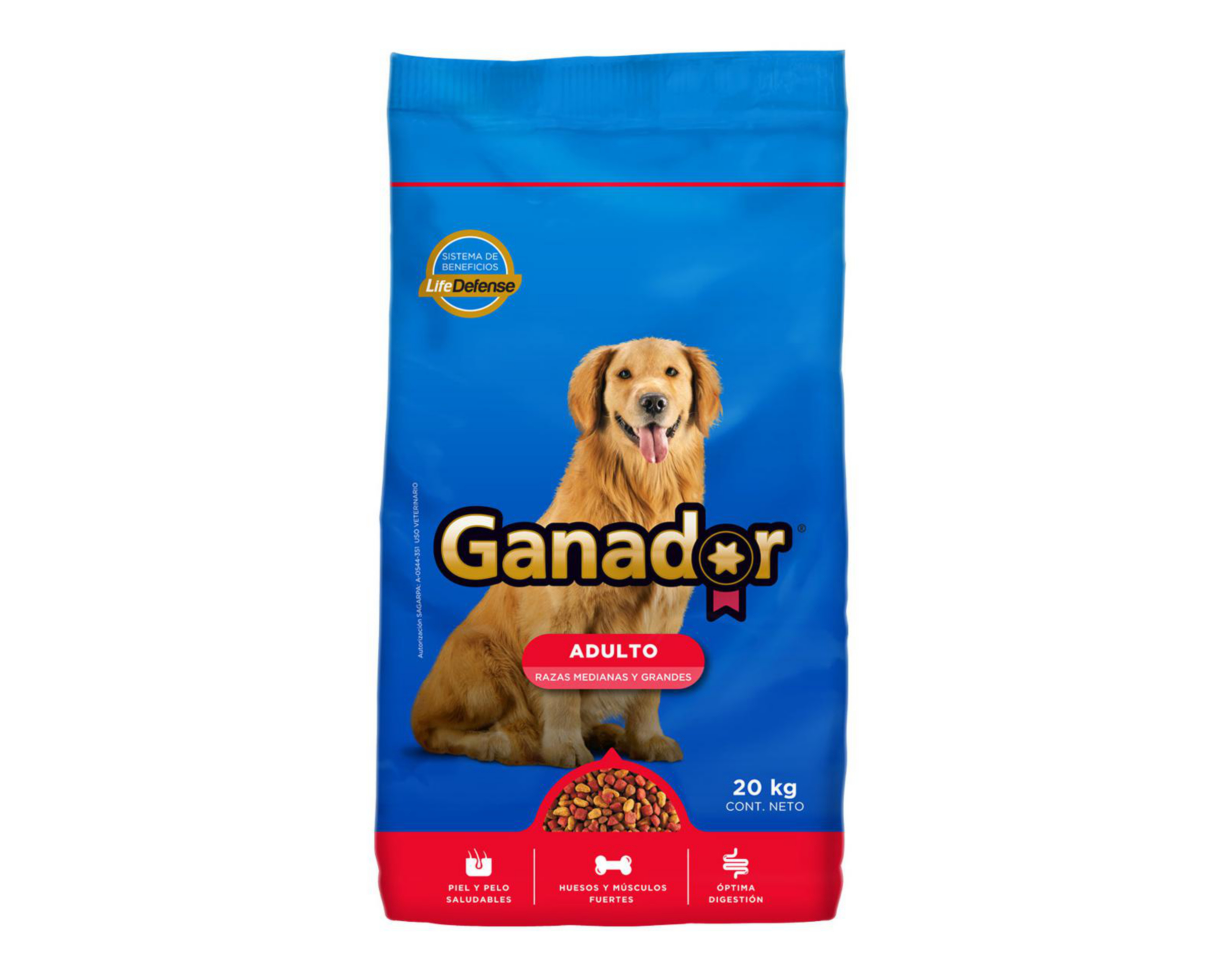 Alimento para Perro Ganador Adulto Razas Medianas y Grandes 20 kg