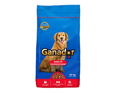 Foto 1 | Alimento para Perro Ganador Adulto Razas Medianas y Grandes 20 kg