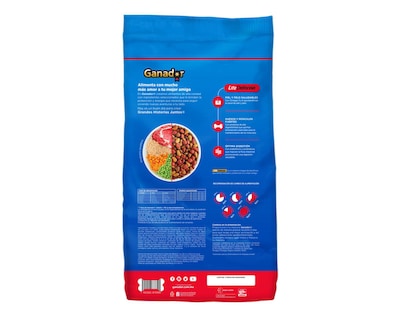 Foto 2 | Alimento para Perro Ganador Adulto Razas Medianas y Grandes 20 kg