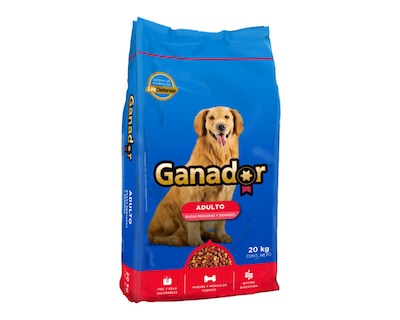 Foto 4 | Alimento para Perro Ganador Adulto Razas Medianas y Grandes 20 kg