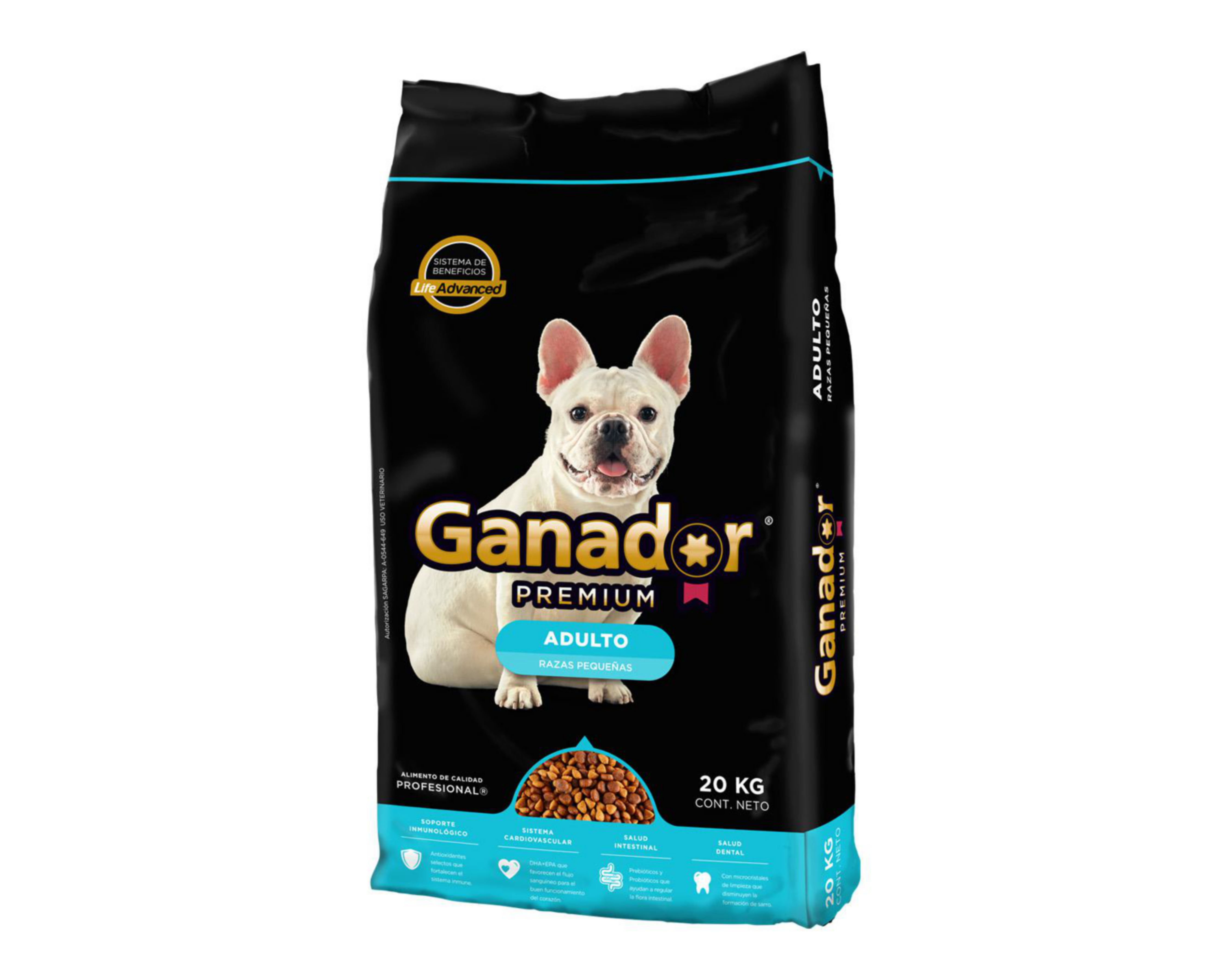 Foto 4 pulgar | Alimento para Perro Ganador Premium Adulto Razas Pequeñas 20 kg