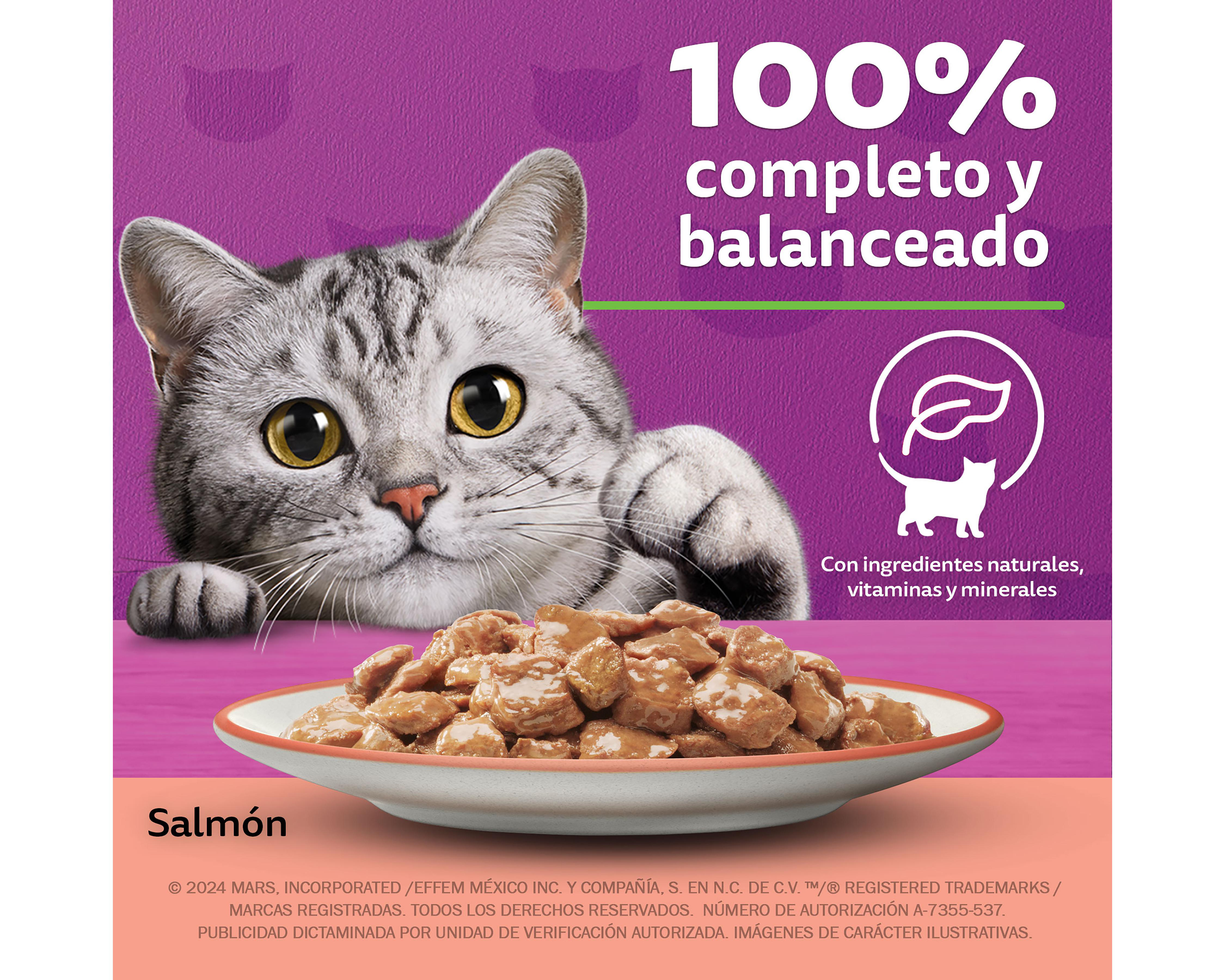 Foto 5 pulgar | Alimento para Gato Whiskas Adulto 85 g