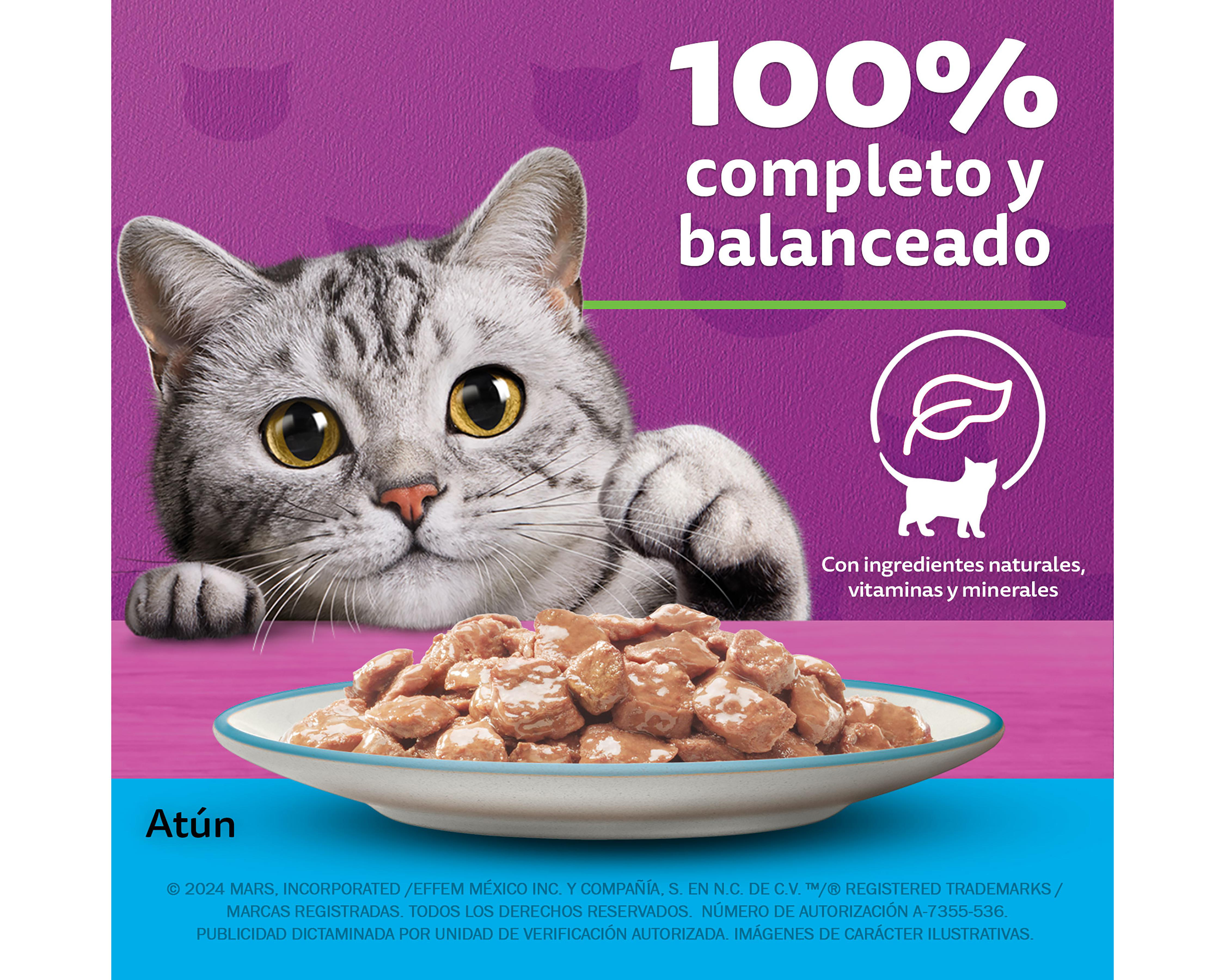 Foto 4 pulgar | Alimento para Gato Whiskas Adulto 85 g