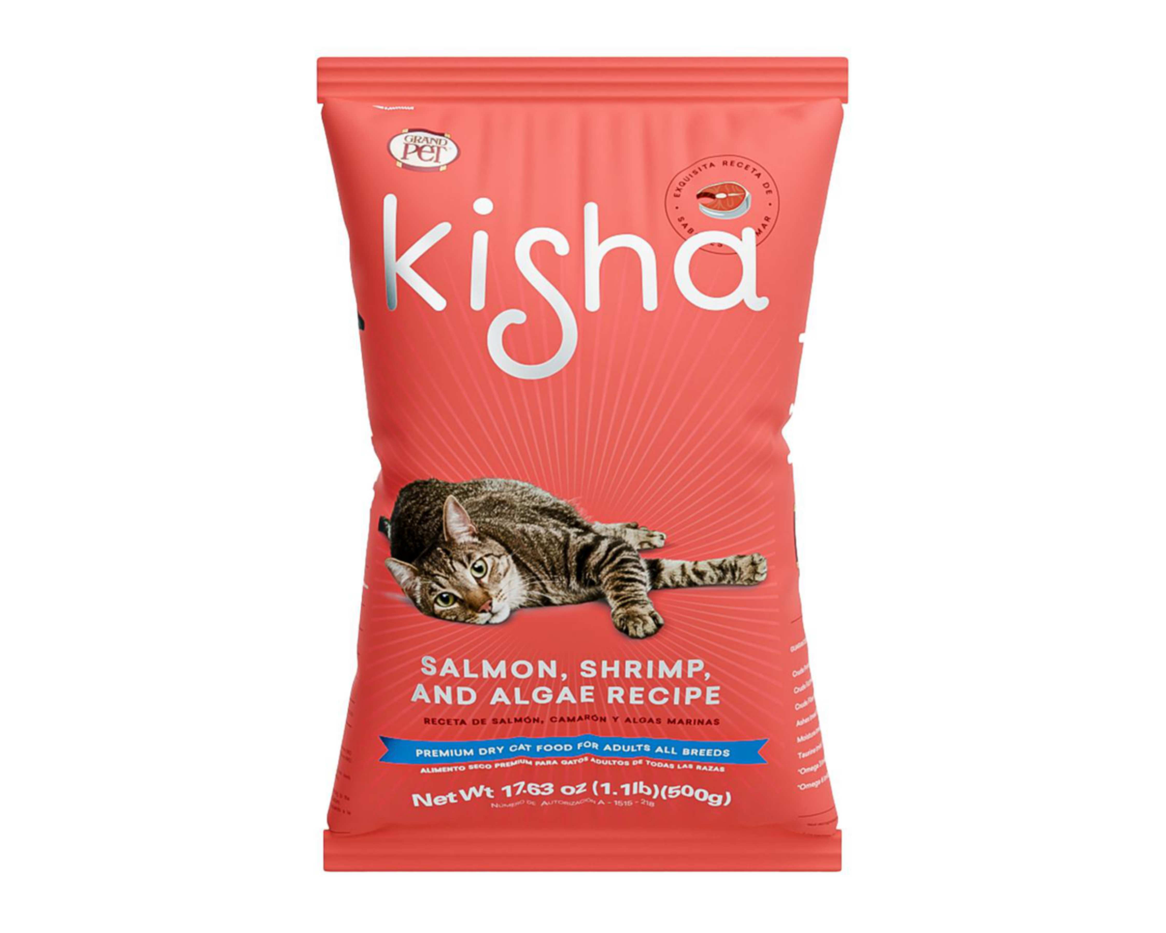 Foto 2 pulgar | Alimento para Gato Grandpet Adulto 500 g