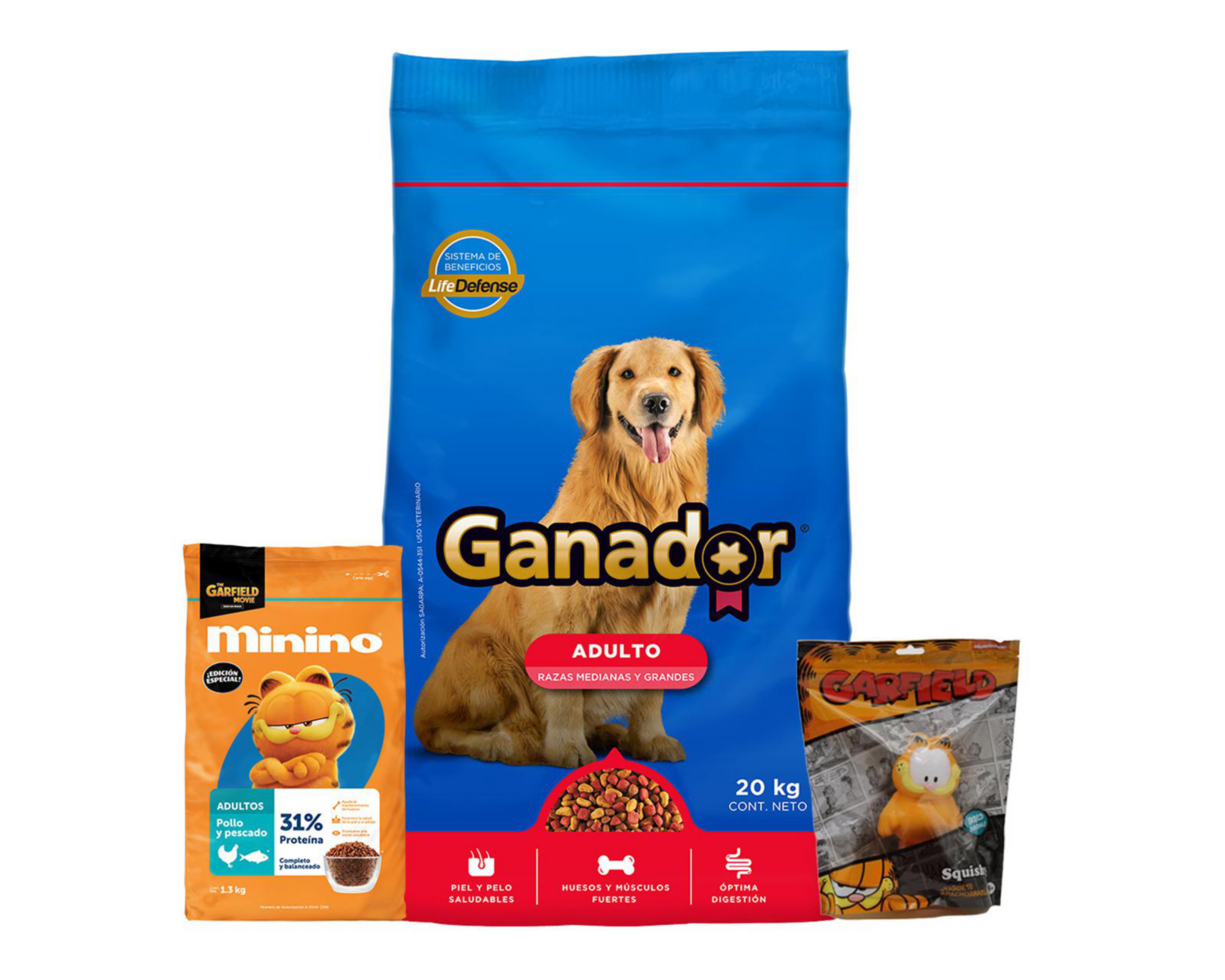 Foto 2 pulgar | Alimento para Perro Ganador Adulto Razas Medias y Grandes 20 kg