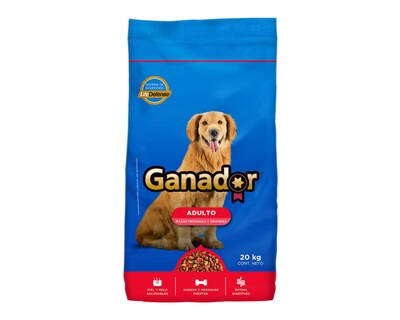 Foto 2 | Alimento para Perro Ganador Adulto Razas Medias y Grandes 20 kg