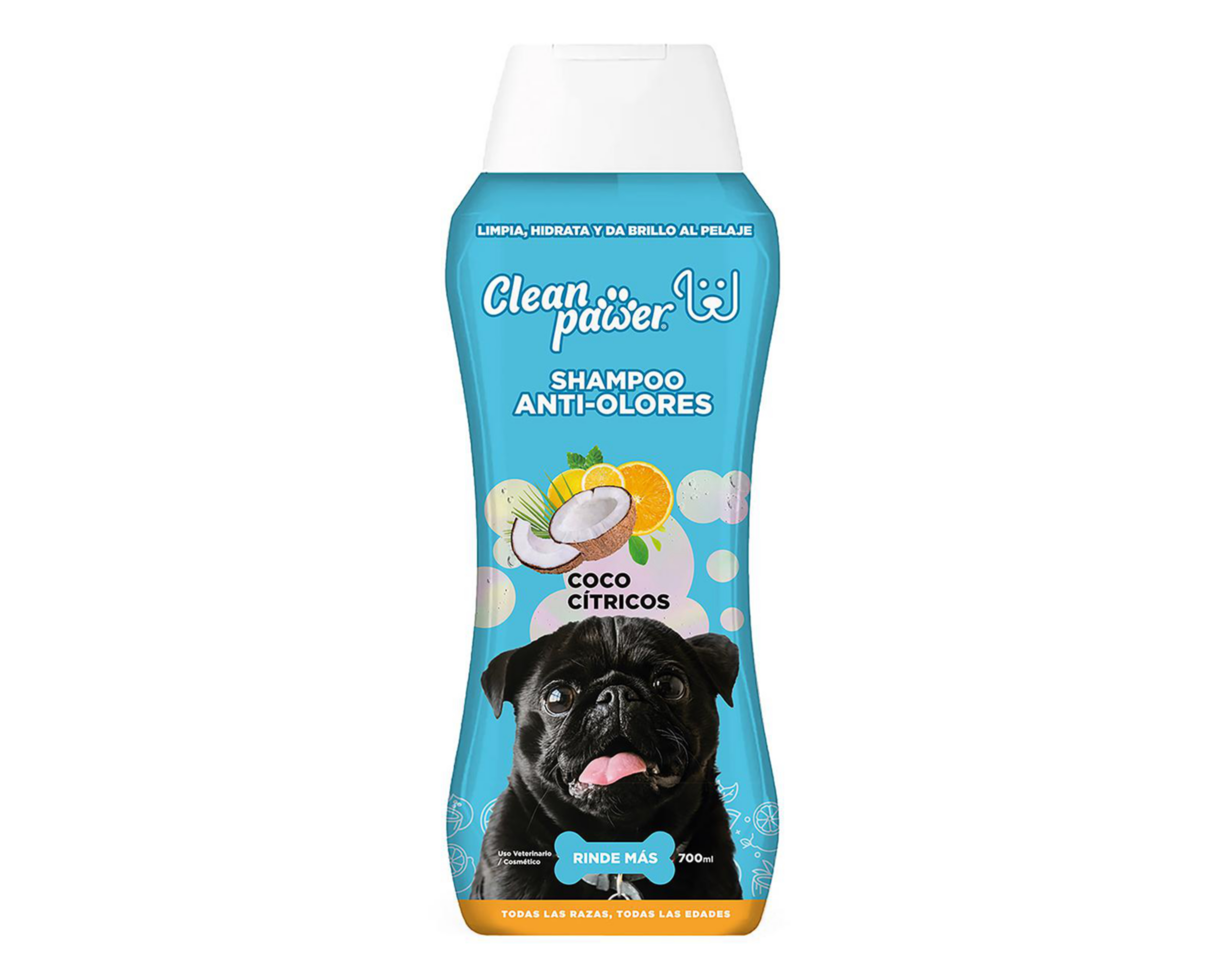 Foto 2 pulgar | Shampoo para Mascota Clean Pawer Anti-Olores 700 ml