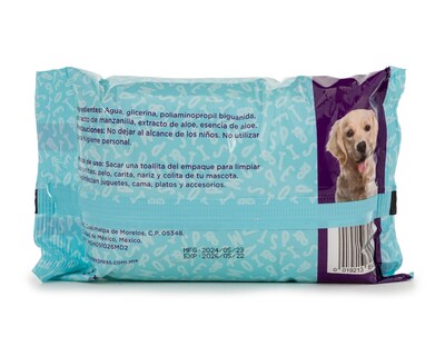 Foto 2 | Toallitas Húmedas para Mascota Pets & More Orejas Nariz Cuerpo y Patas 30 Piezas