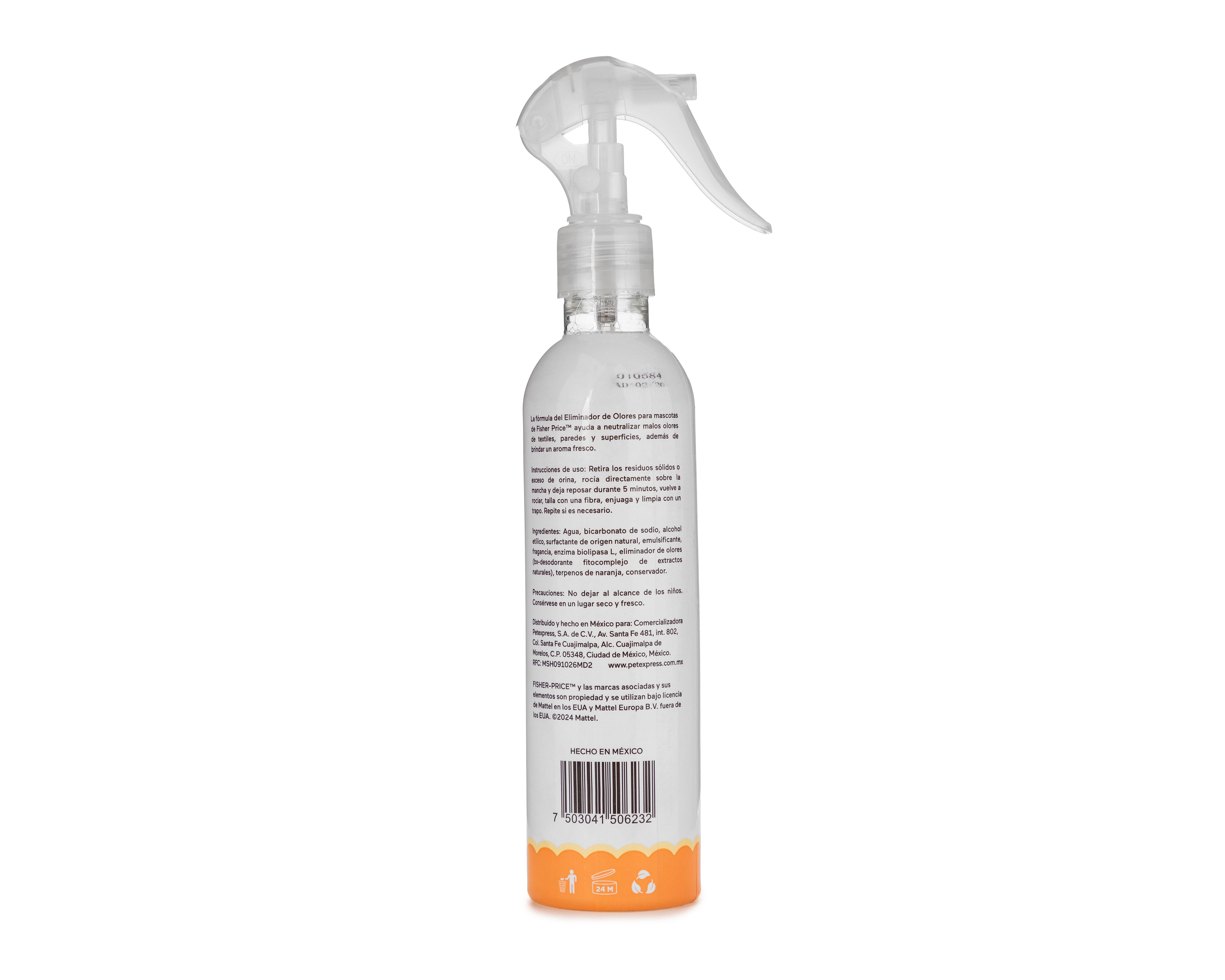 Foto 2 | Eliminador de Olores de Mascota Fisher-Price Naranja 250 ml