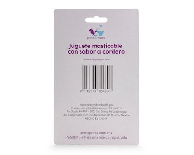 Foto 2 | Juguete Masticable para Perro Pets & More Sabor Cordero
