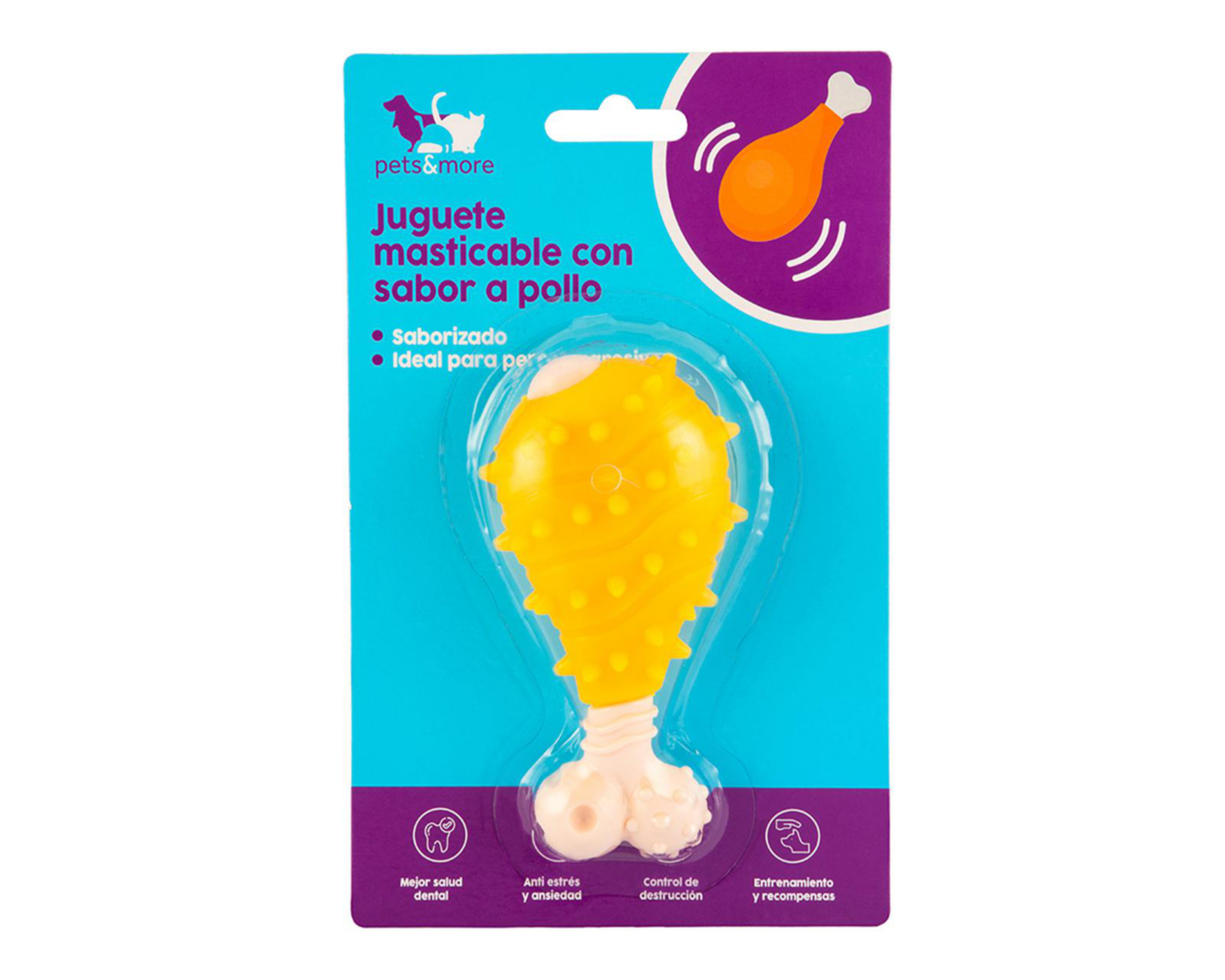 Foto 4 pulgar | Juguete Masticable para Perro Pets & More Sabor a Pollo