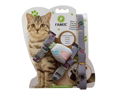 Foto 1 | Pechera con Correa para Gato Famoc
