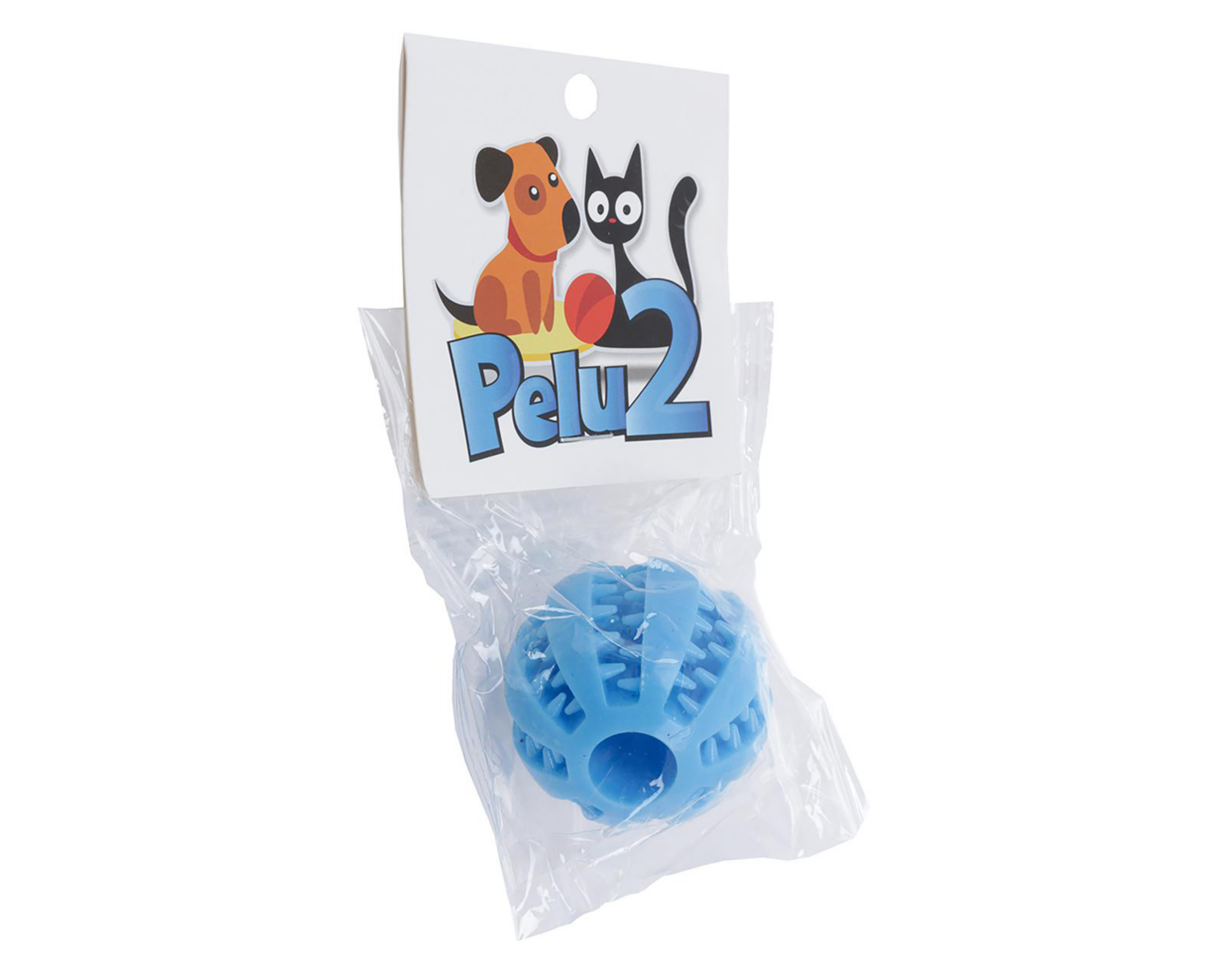 Foto 3 pulgar | Juguete para Perro Pelu2 Pelota Limpia Dientes