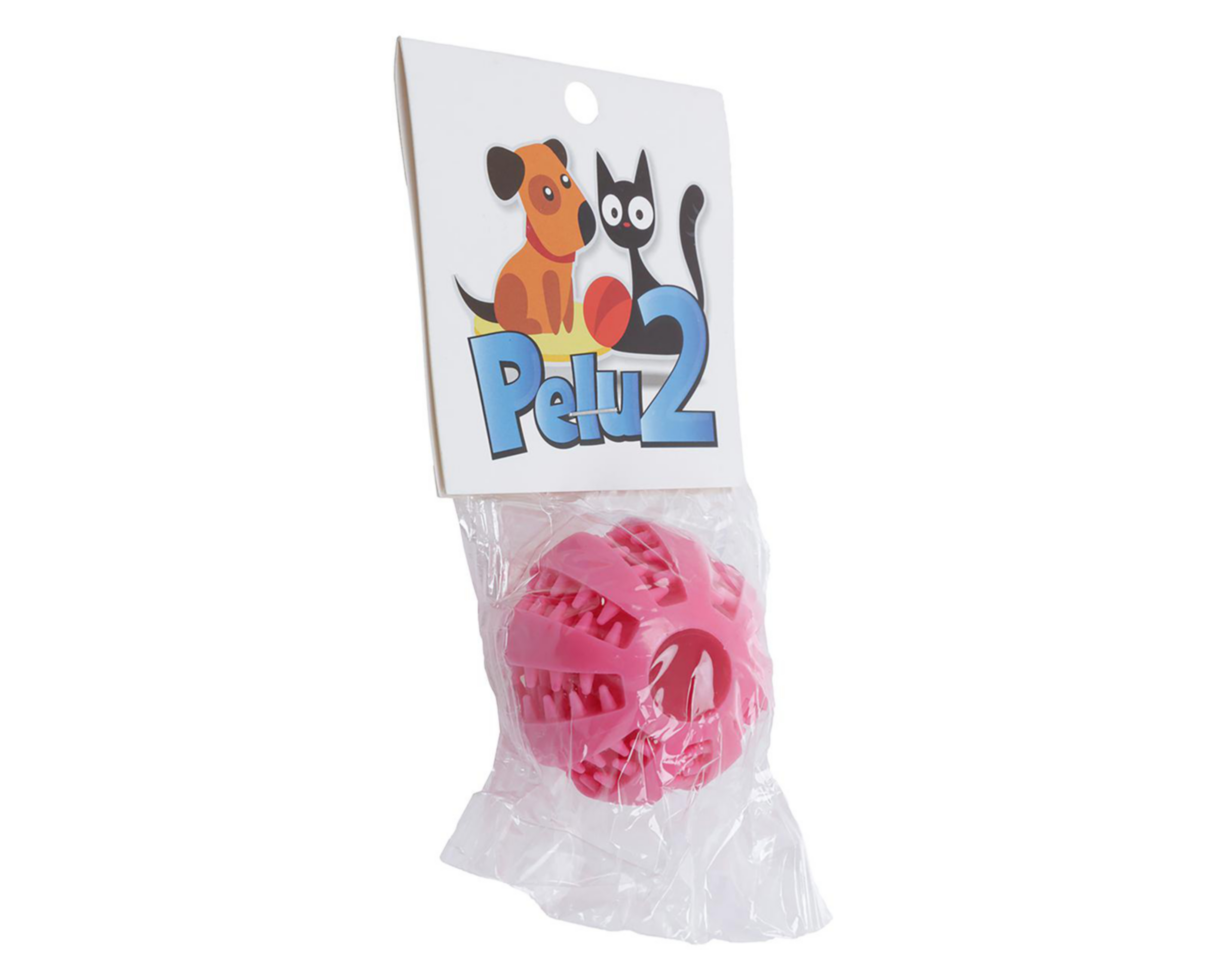 Foto 3 pulgar | Juguete para Perro Pelu2 Pelota Limpia Dientes