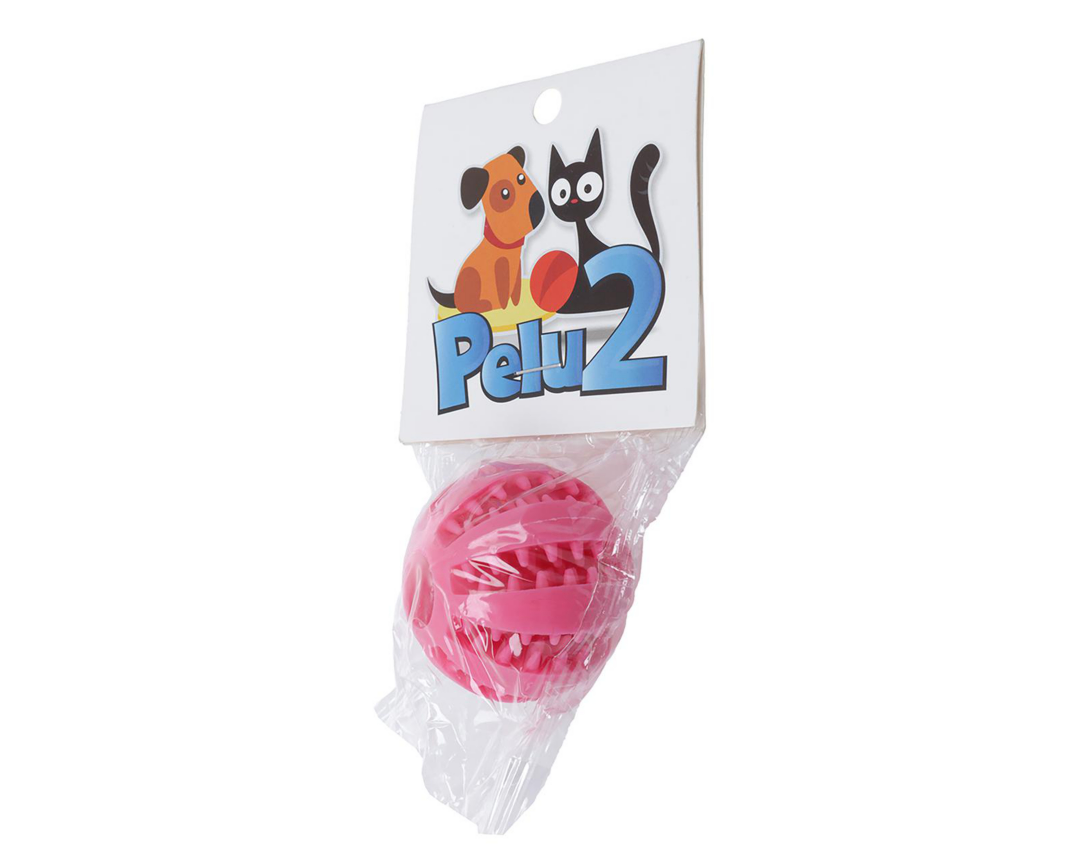 Foto 4 pulgar | Juguete para Perro Pelu2 Pelota Limpia Dientes