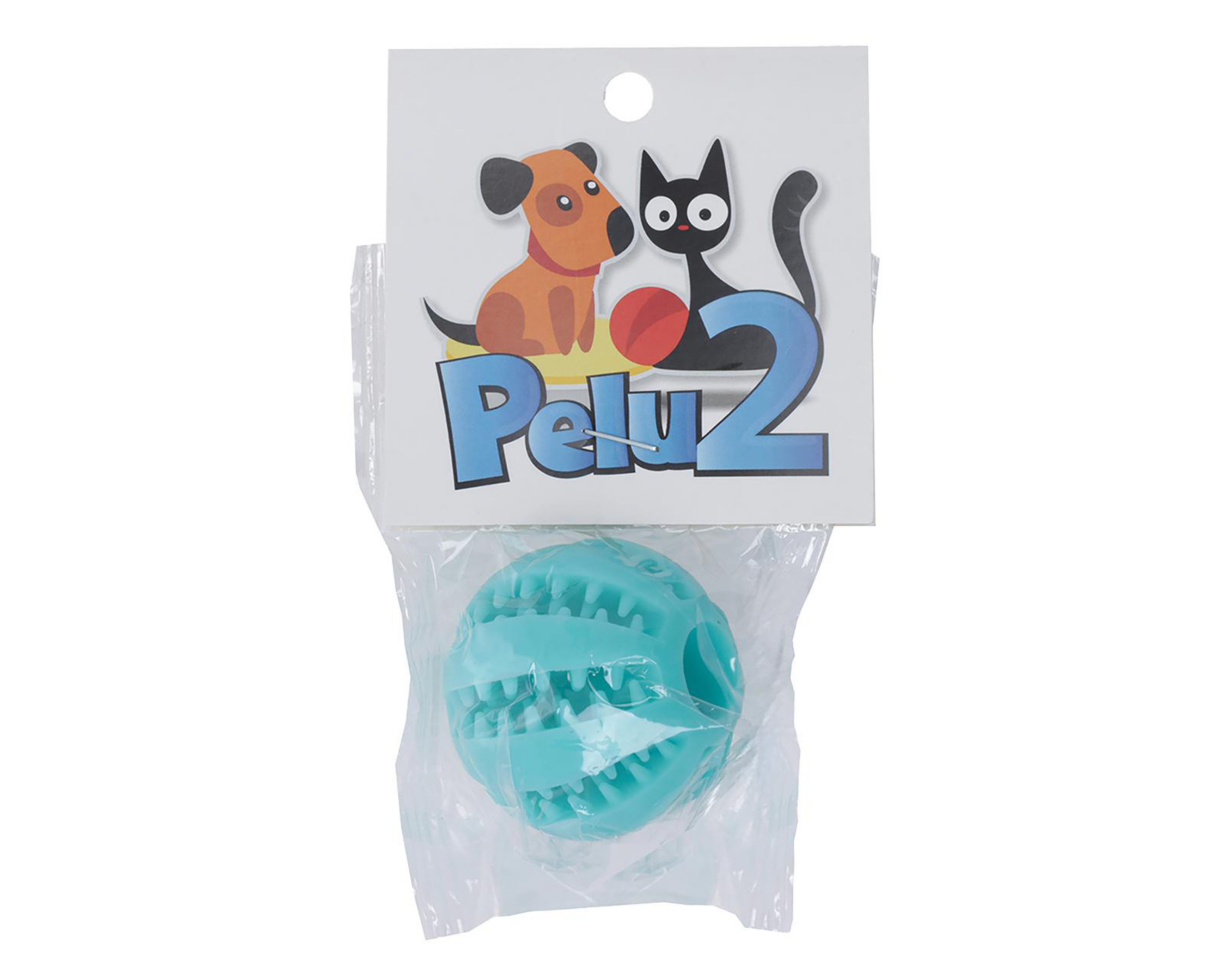 Foto 2 pulgar | Juguete para Perro Pelu2 Pelota Limpia Dientes