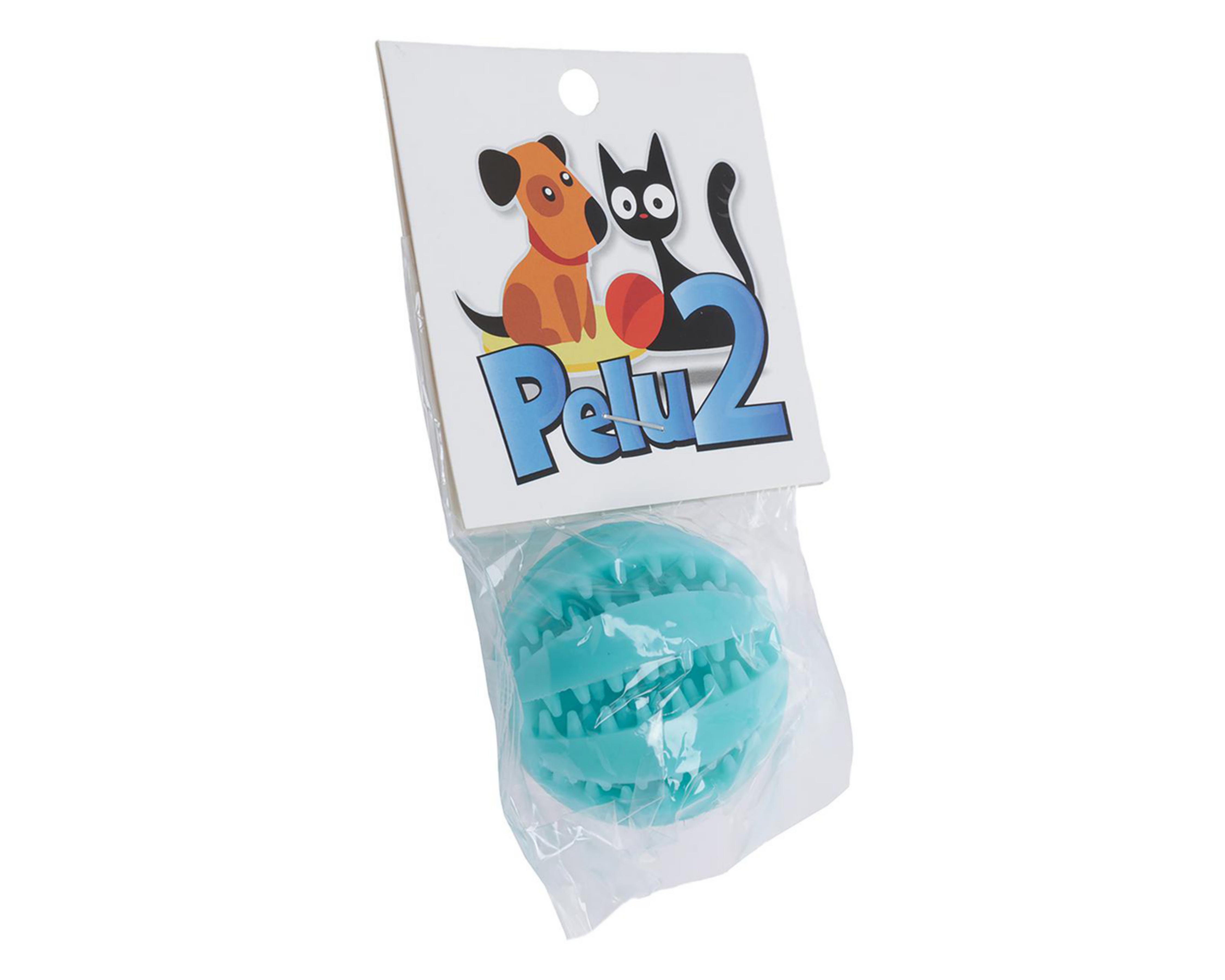Foto 3 pulgar | Juguete para Perro Pelu2 Pelota Limpia Dientes
