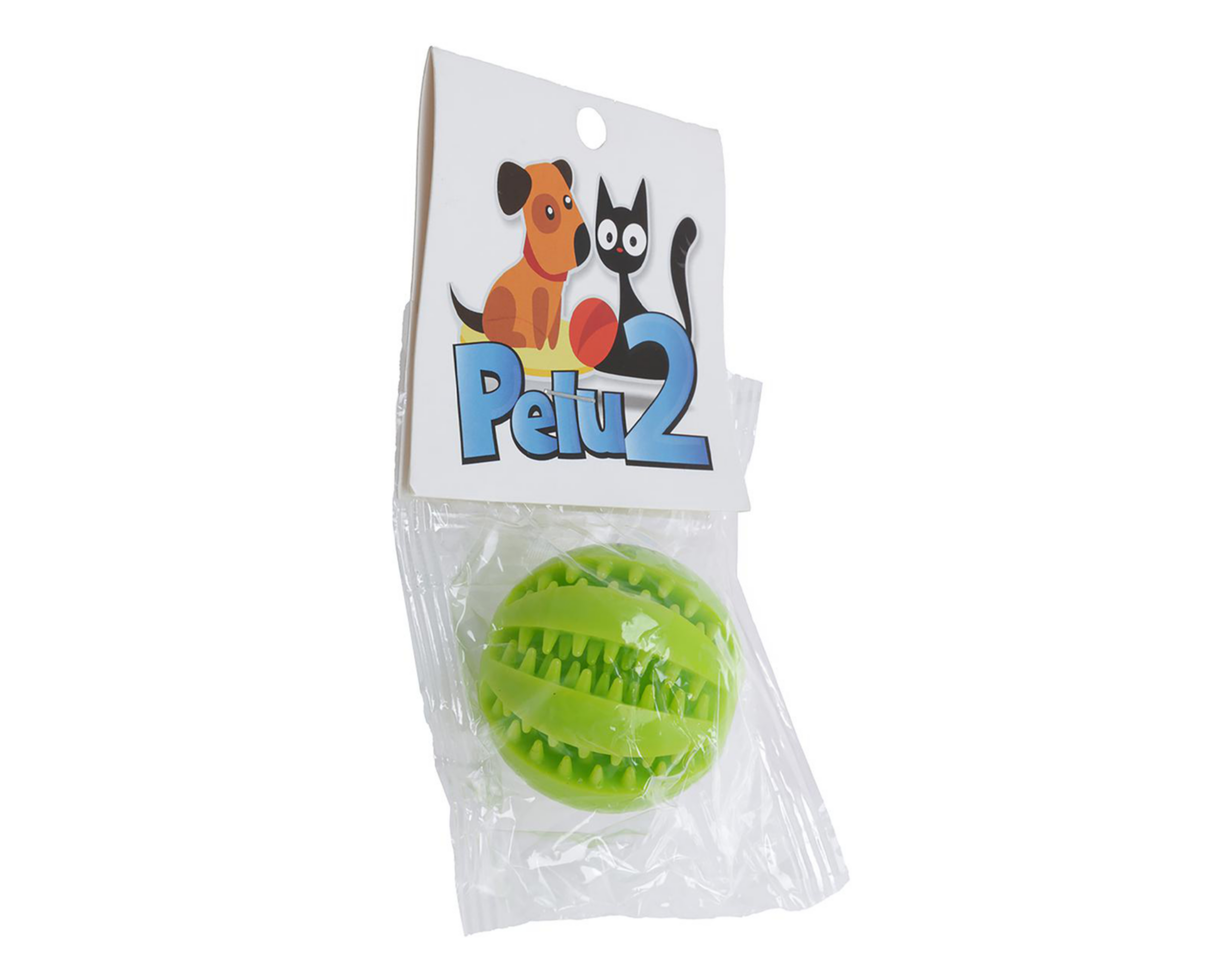 Foto 3 pulgar | Juguete para Perro Pelu2 Pelota Limpia Dientes