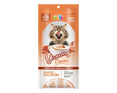 Foto 1 | Snack Yummy Creamy para Gato Fancy Pets 56g