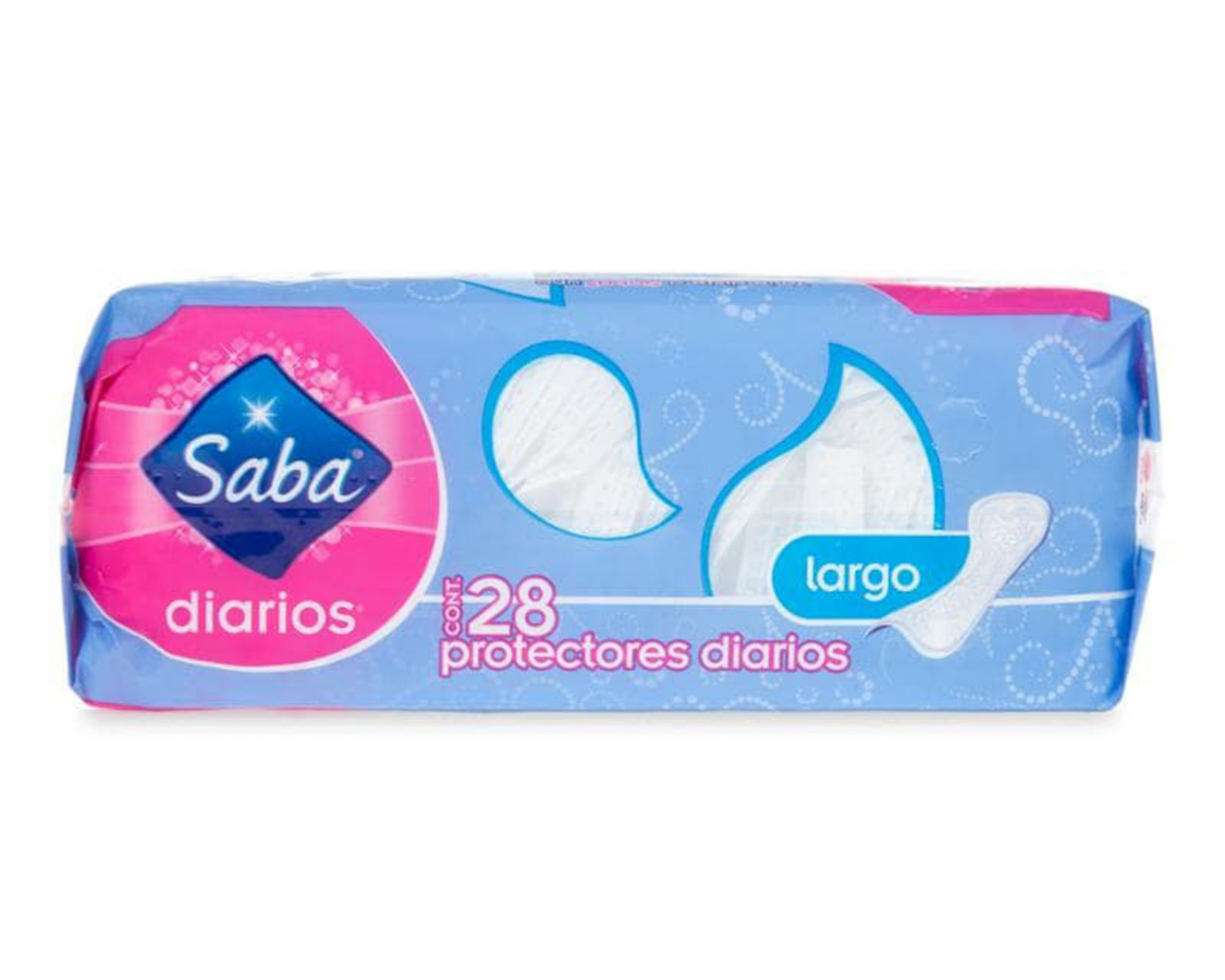 Protectores Diarios Largos Saba 28 Piezas