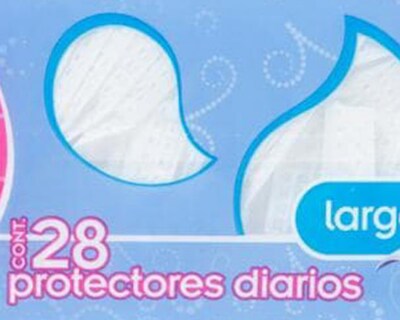 Foto 2 | Protectores Diarios Largos Saba 28 Piezas