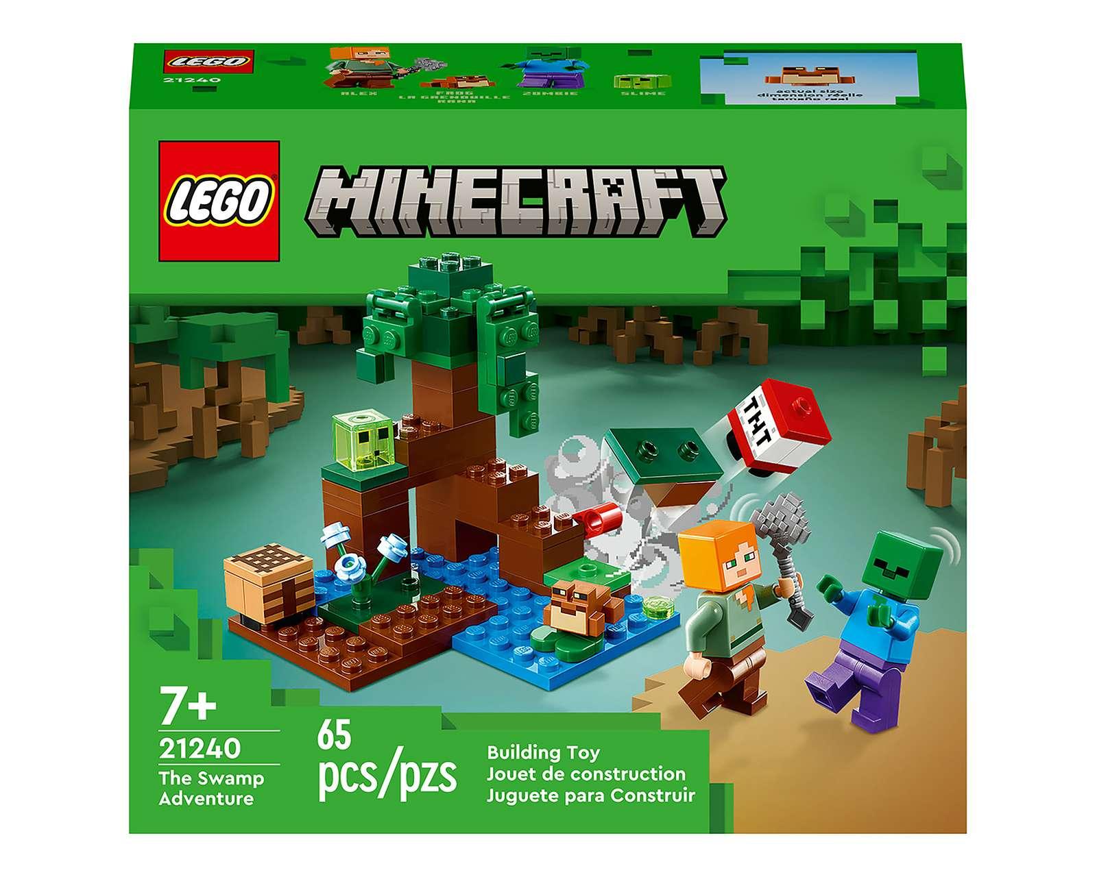 Foto 3 pulgar | LEGO Minecraft: La Aventura en el Pantano