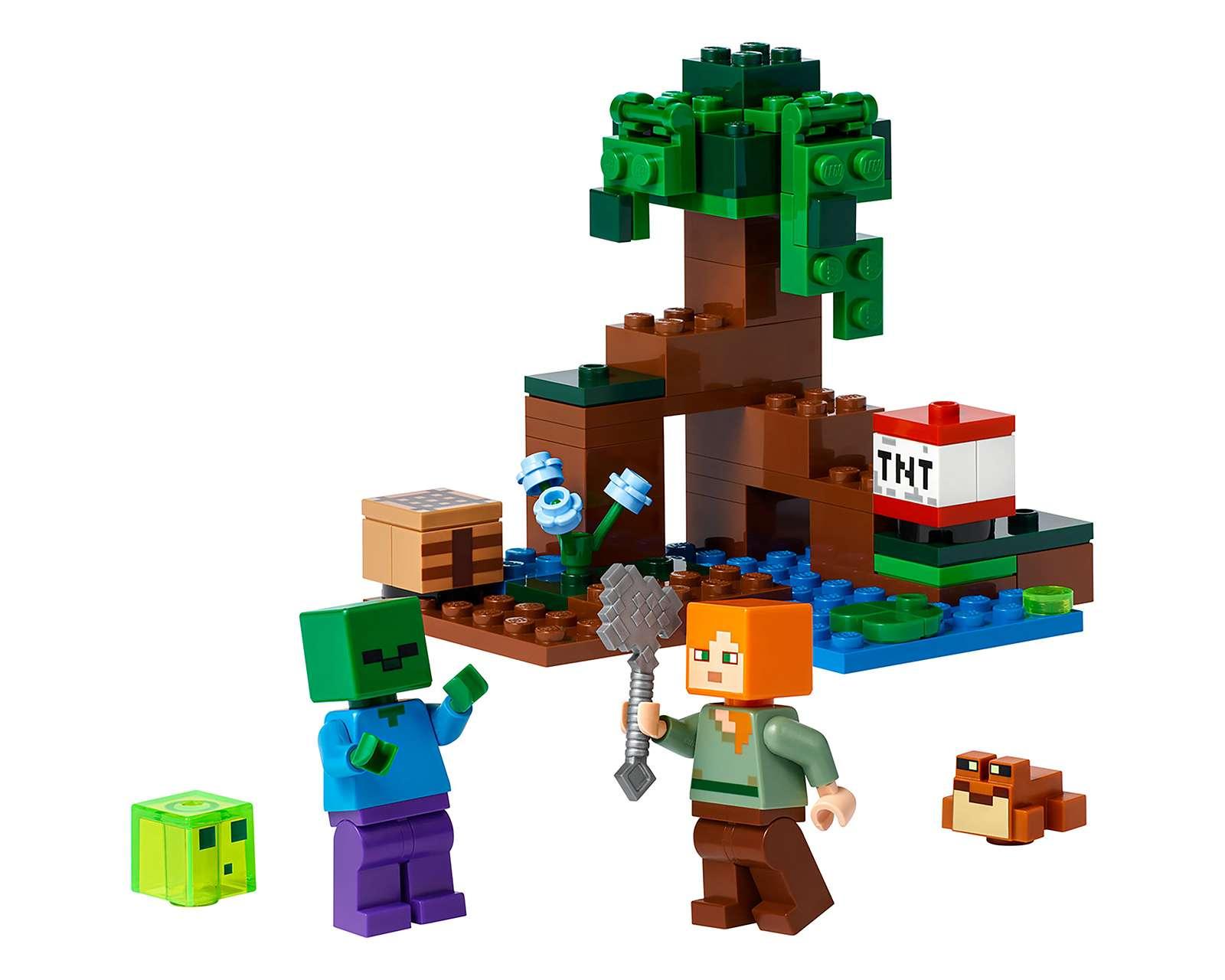 Foto 4 pulgar | LEGO Minecraft: La Aventura en el Pantano