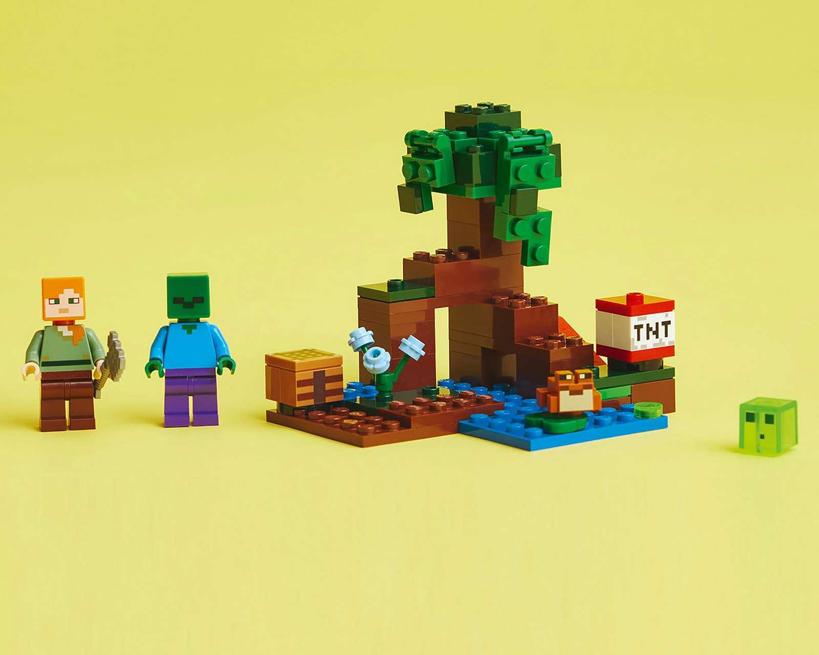 Foto 9 pulgar | LEGO Minecraft: La Aventura en el Pantano