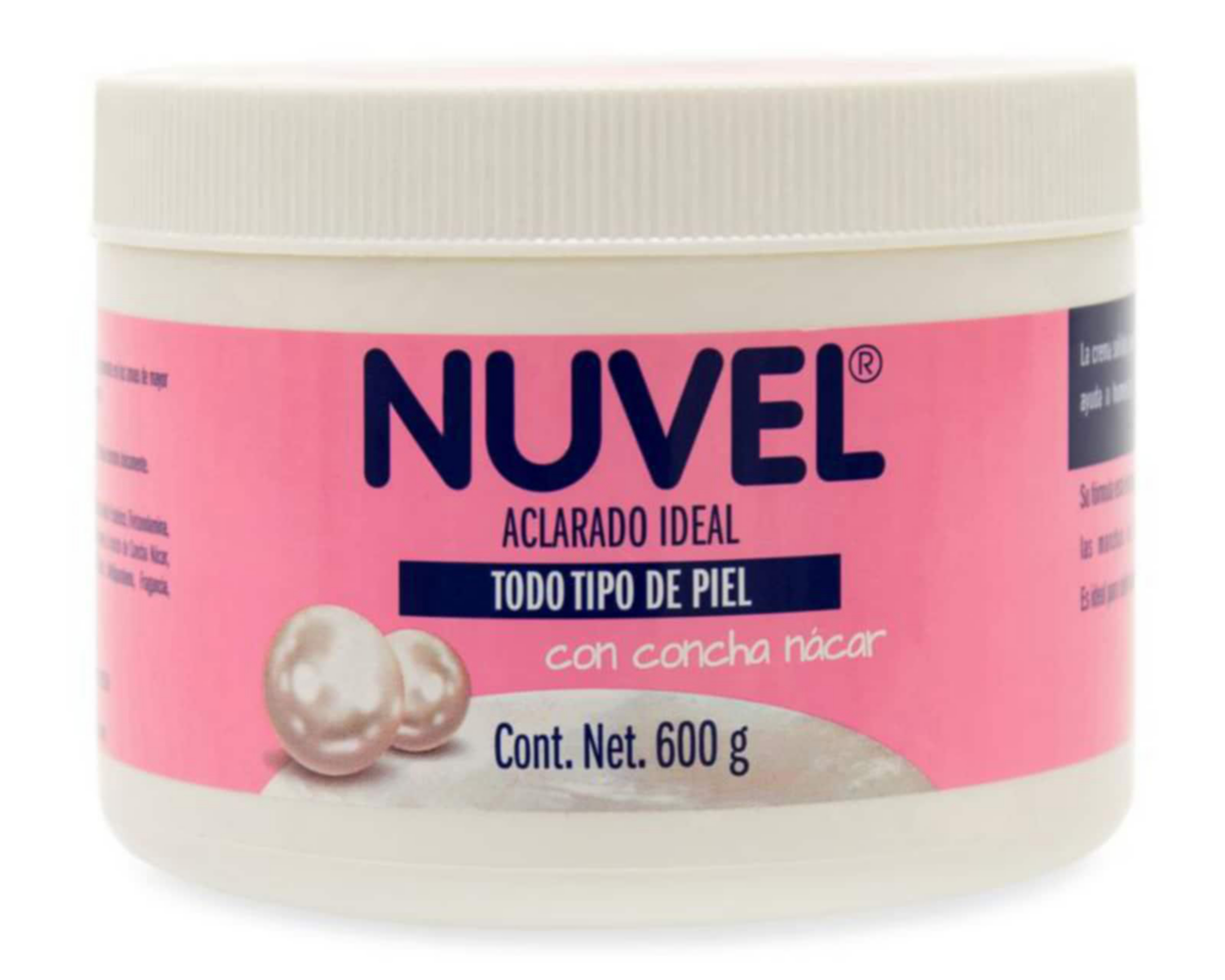 Foto 2 pulgar | Crema Facial y Corporal Nuvel Aclarado Concha Nácar