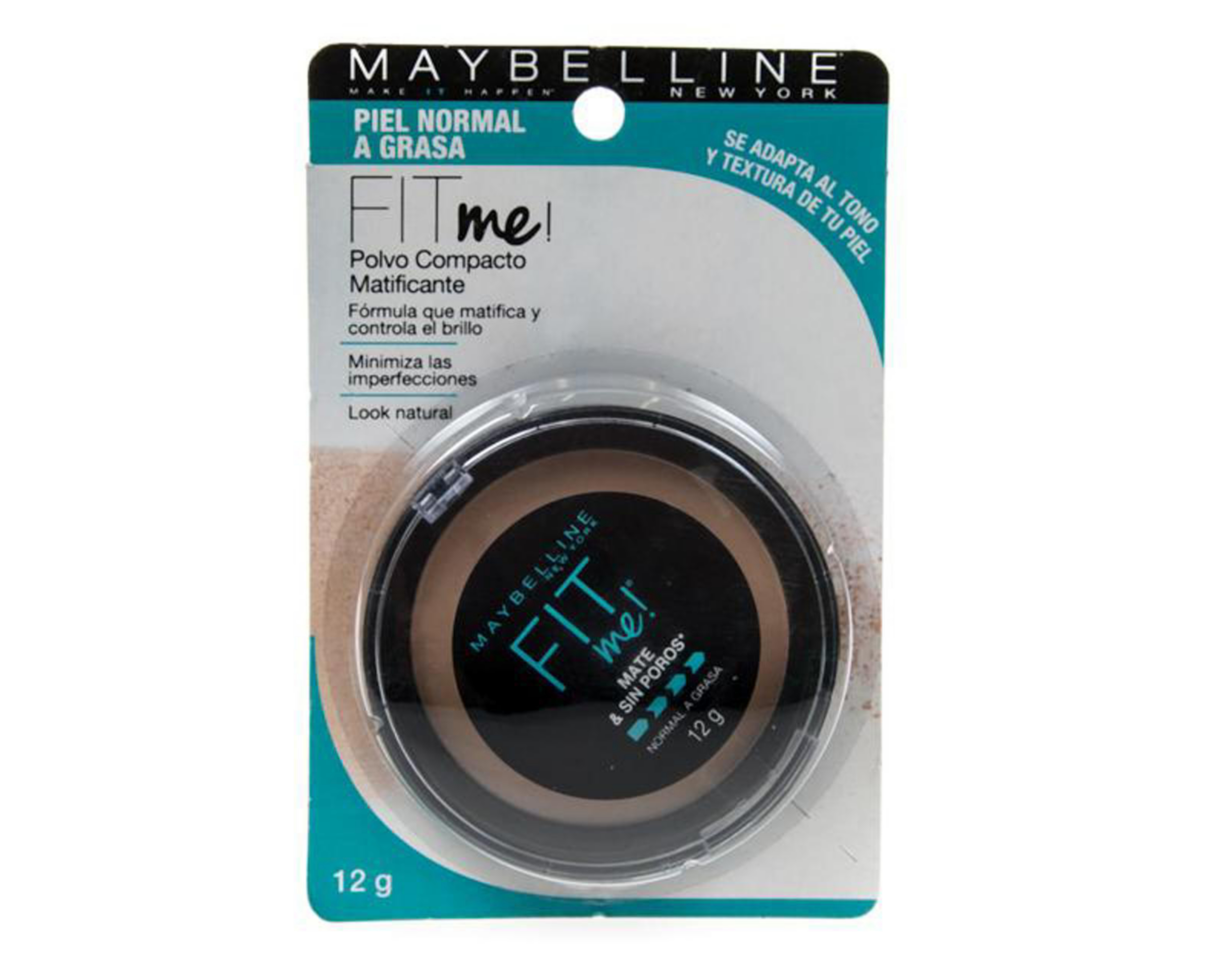 Foto 4 pulgar | Polvo Compacto Maybelline Fit Me! Mate 12 g