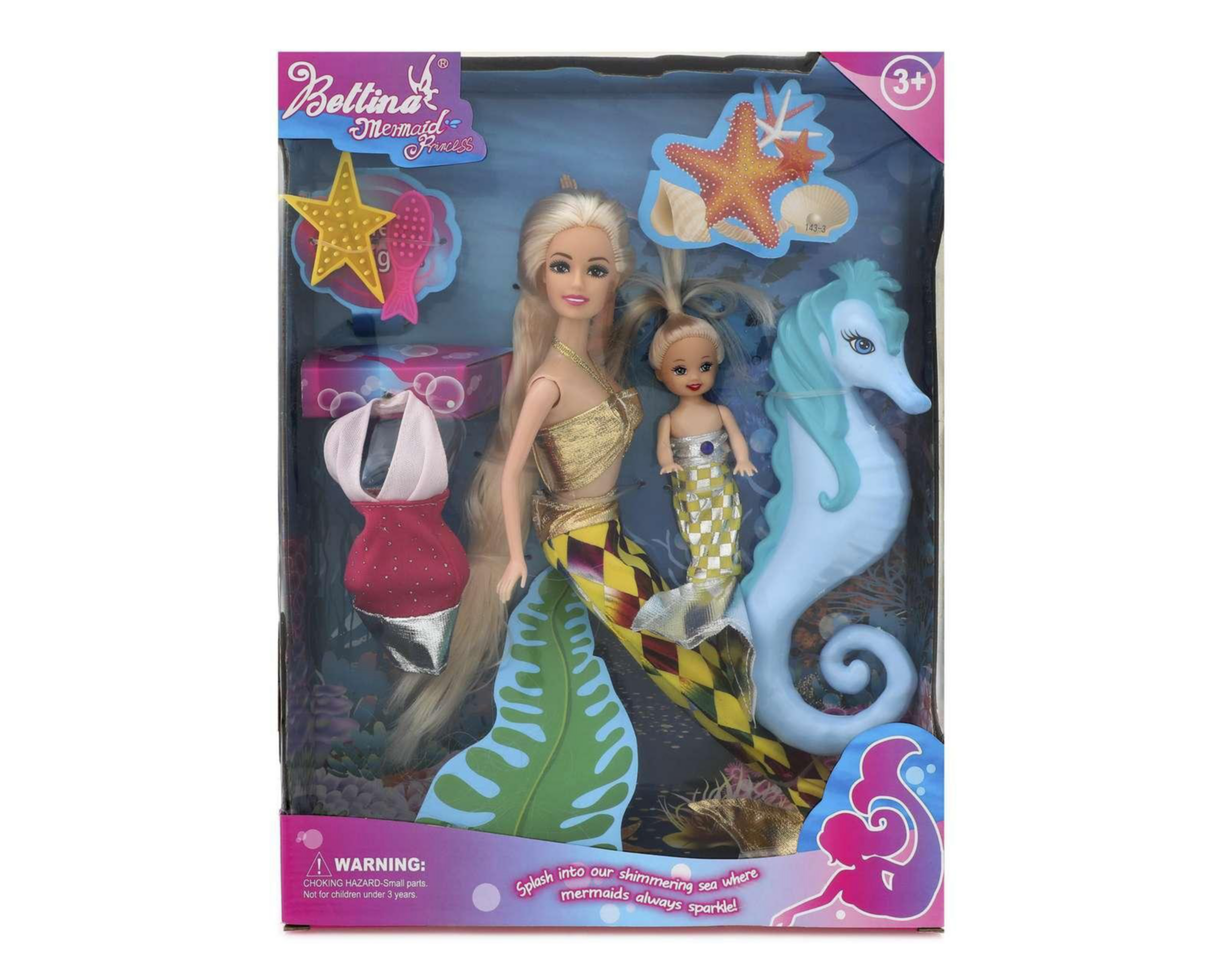 Muñeca Bettina Sirena con Accesorios